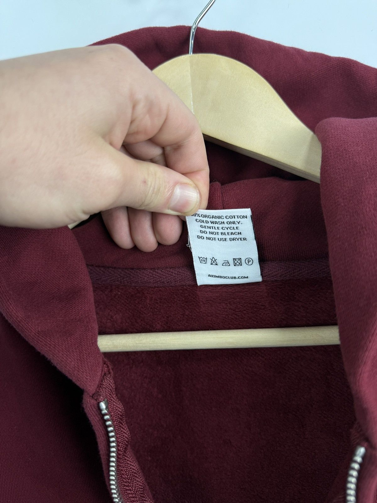 Akimbo Club 🇺🇸 Akimbo Club Zip Hoodie Heavyweight Cotton USA Boxy Fit Y2K Size US L / EU 52-54 / 3 - 6 Thumbnail
