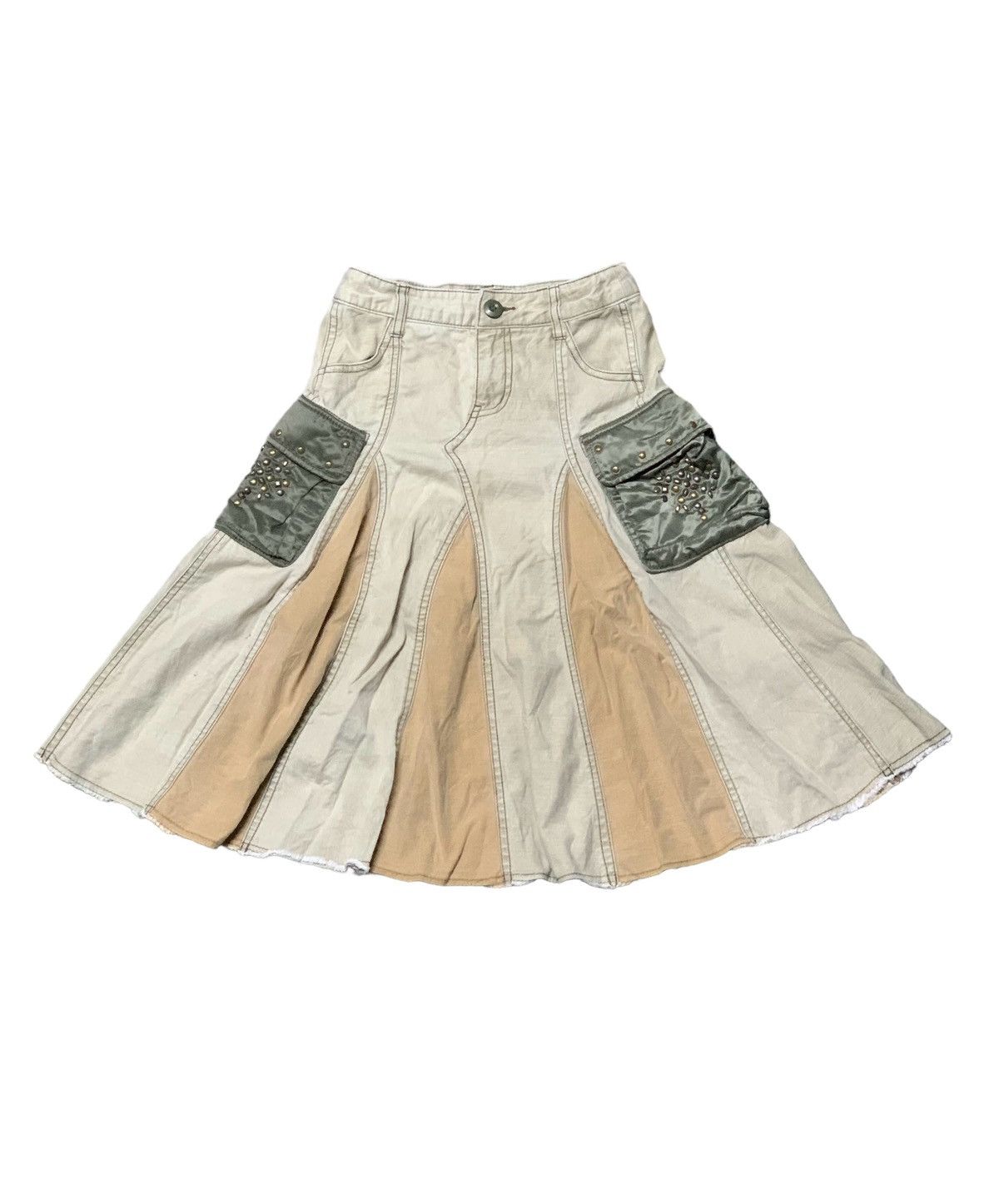 14th Addiction × If Six Was Nine × Japanese Brand 💥Japanese Brand Cargo Maxi Skirt Nylon Pocket Like Goa/Kmrii Size 24" / US 00 / IT 34 - 1 Thumbnail