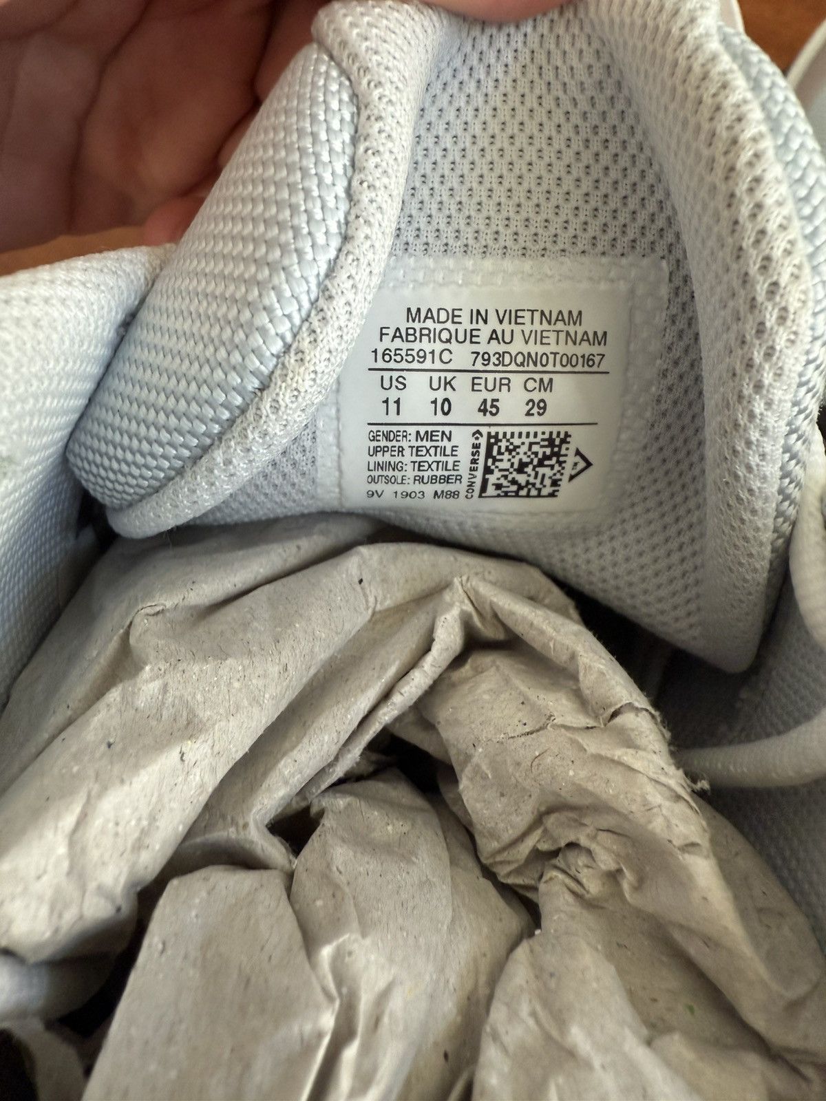 Converse Converse Star Series BB “Tinker Hatfield Pure Platinum” Size US 11 / EU 44 - 6 Thumbnail