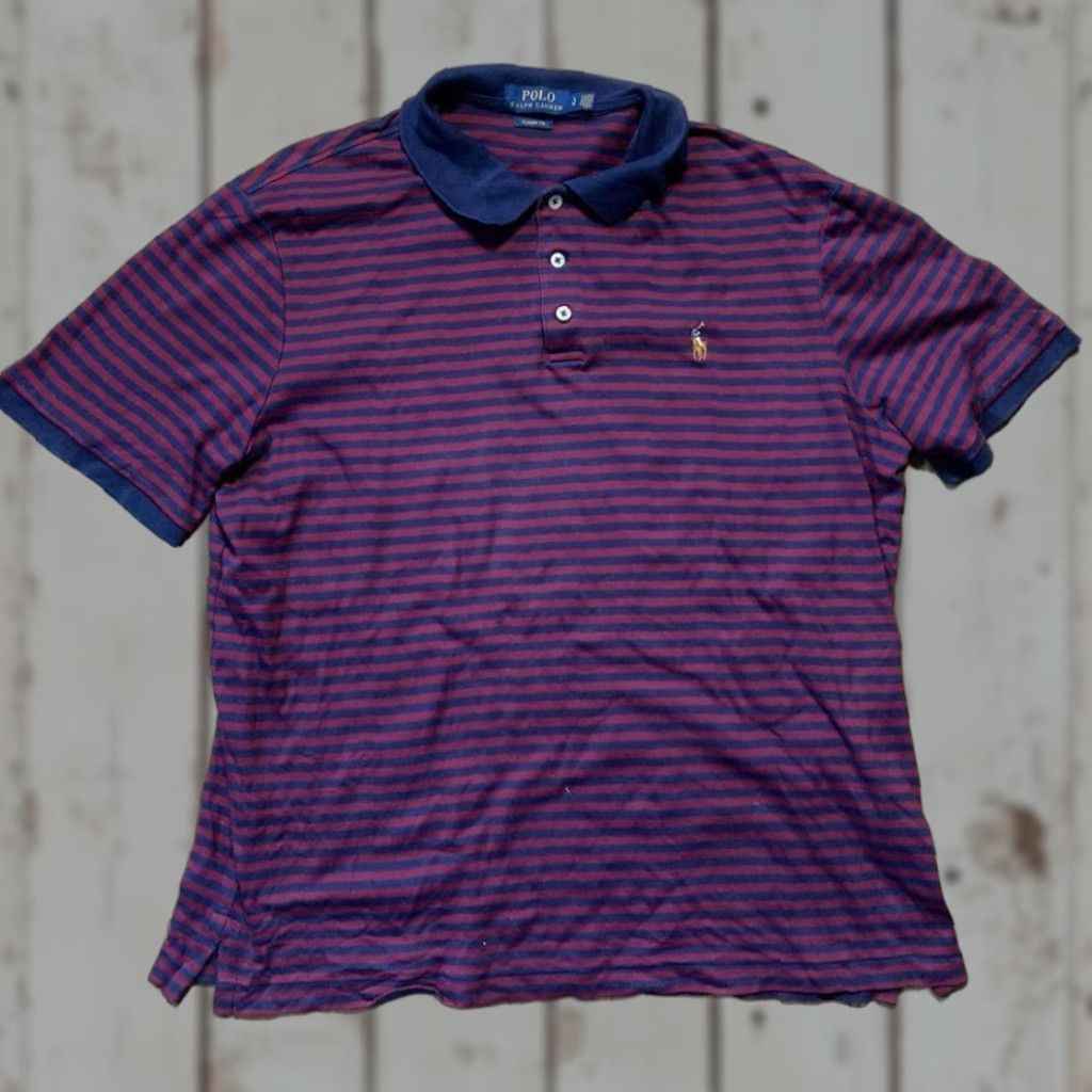 Polo Ralph Lauren Polo Ralph Lauren Striped Collar Shirt Mens L Multicolor Regular Shirt Size US L / EU 52-54 / 3 - 1 Thumbnail