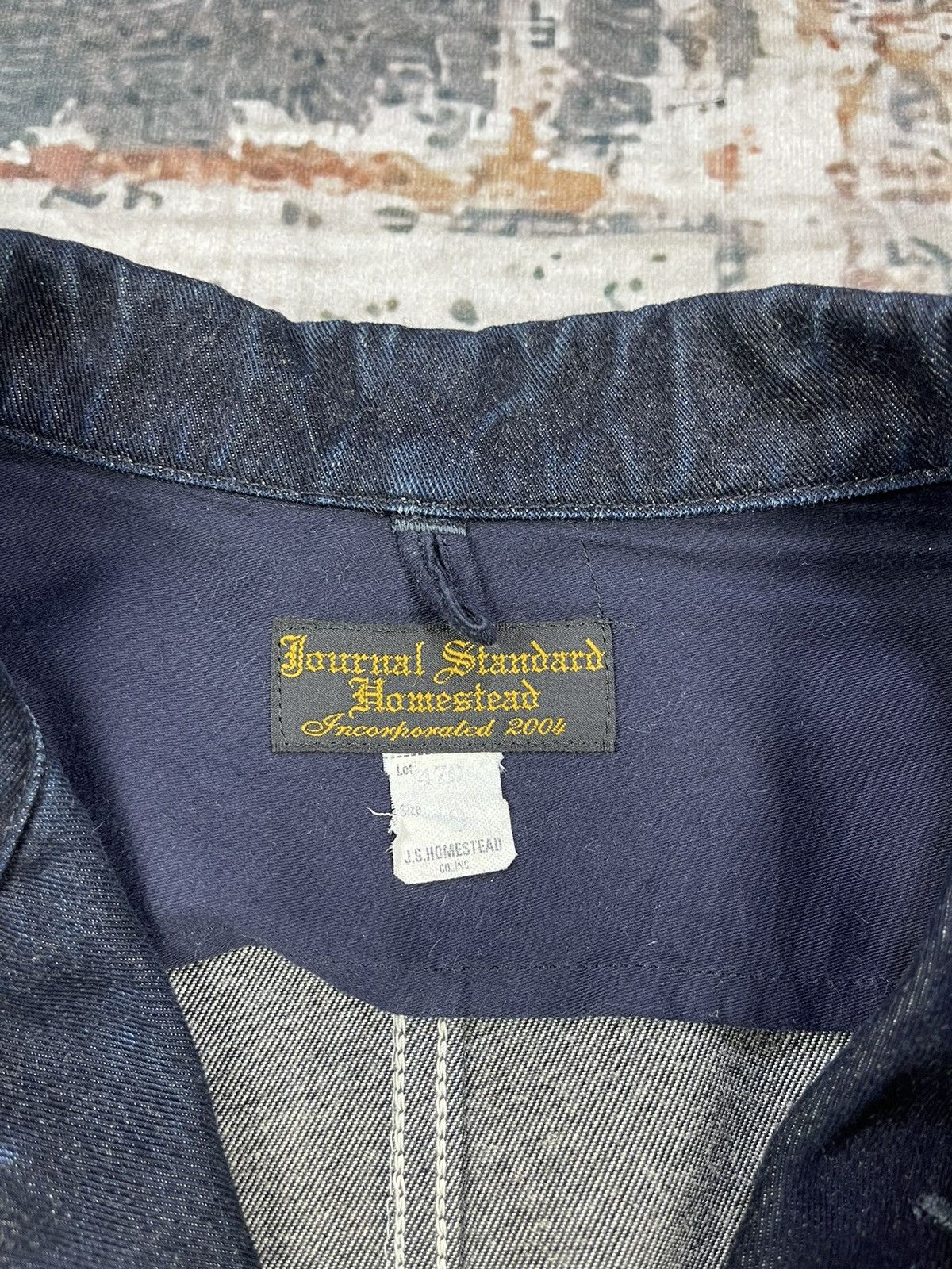 J.S. Homestead J.S Homestead Indigo Dekoboko Denim Jackets Size US S / EU 44-46 / 1 - 11 Thumbnail