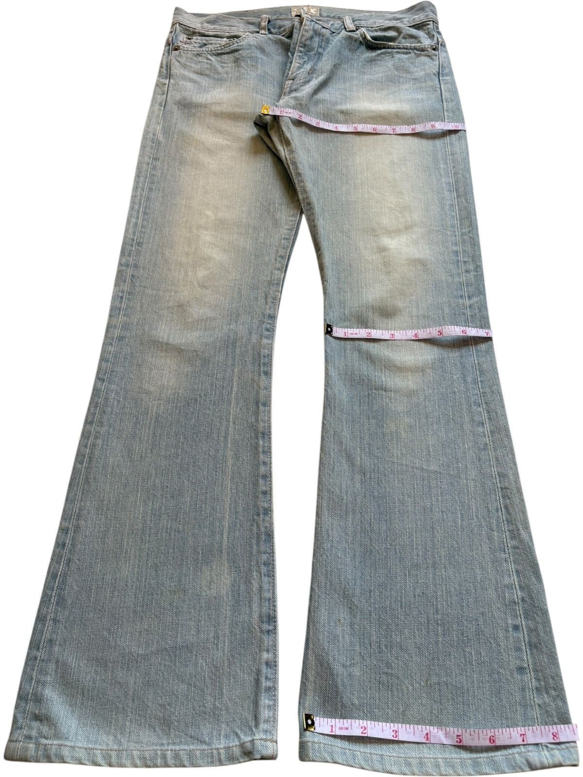 Edwin × Japanese Brand Vintage Edwin 503 Mud Wash Bootcut Flare Jeans Size US 30 / EU 46 - 15 Thumbnail