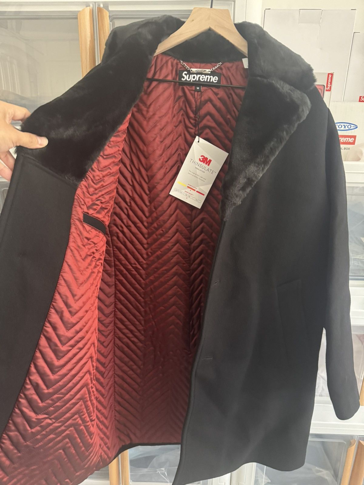 Supreme Supreme Fur Collar Car Coat Size US M / EU 48-50 / 2 - 2 Thumbnail