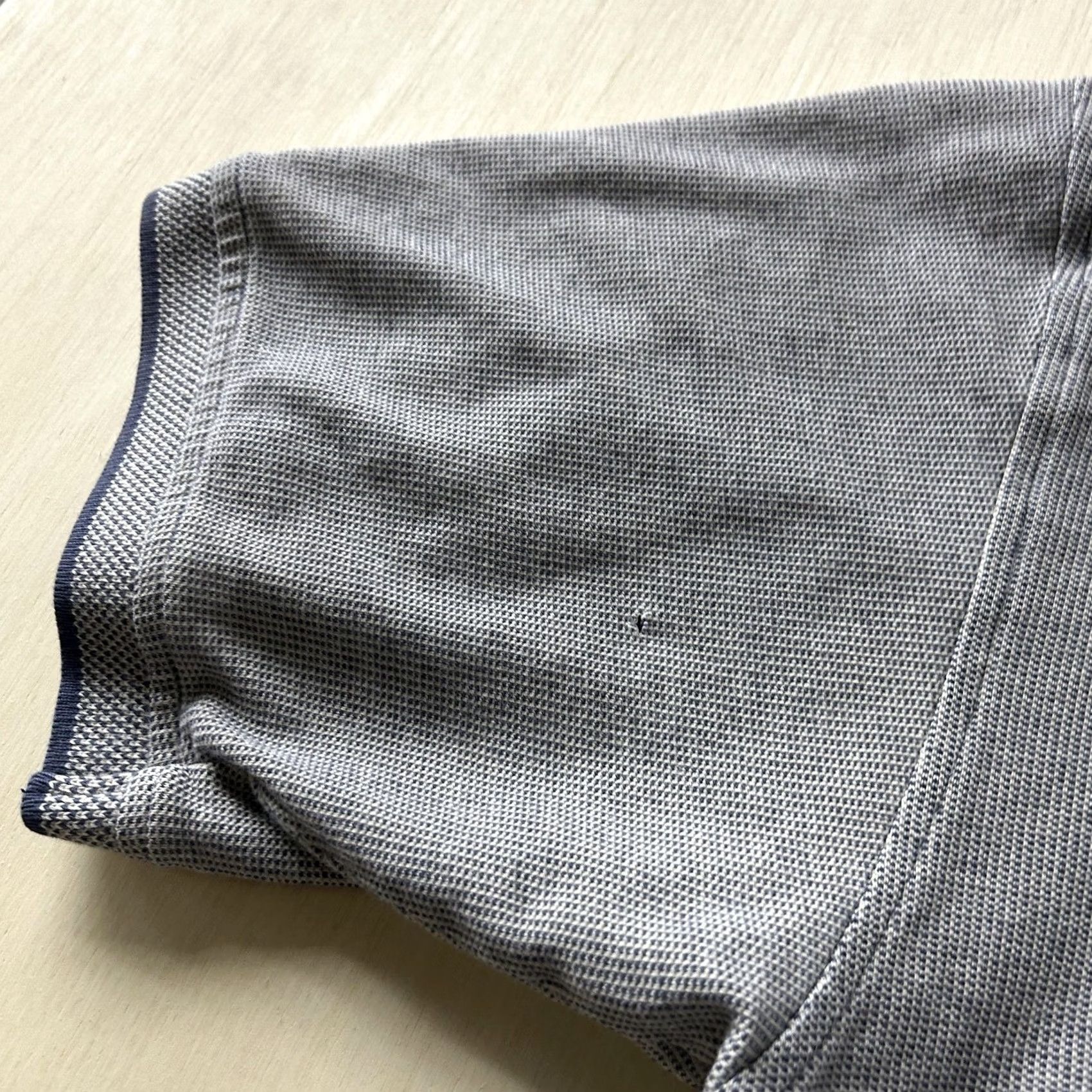 Izod Izod Polo Shirt Mens XL Gray Geometric Knit Short Sleeve Cotton Casual Top Size US XL / EU 56 / 4 - 4 Thumbnail