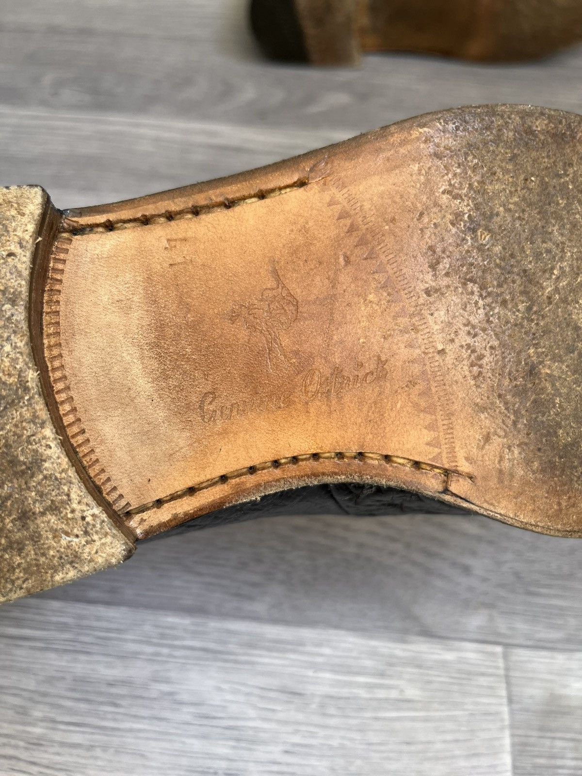 Mauri Mauri single monk strap exotic leather shoes sz 41 Size US 8 / EU 41 - 12 Thumbnail