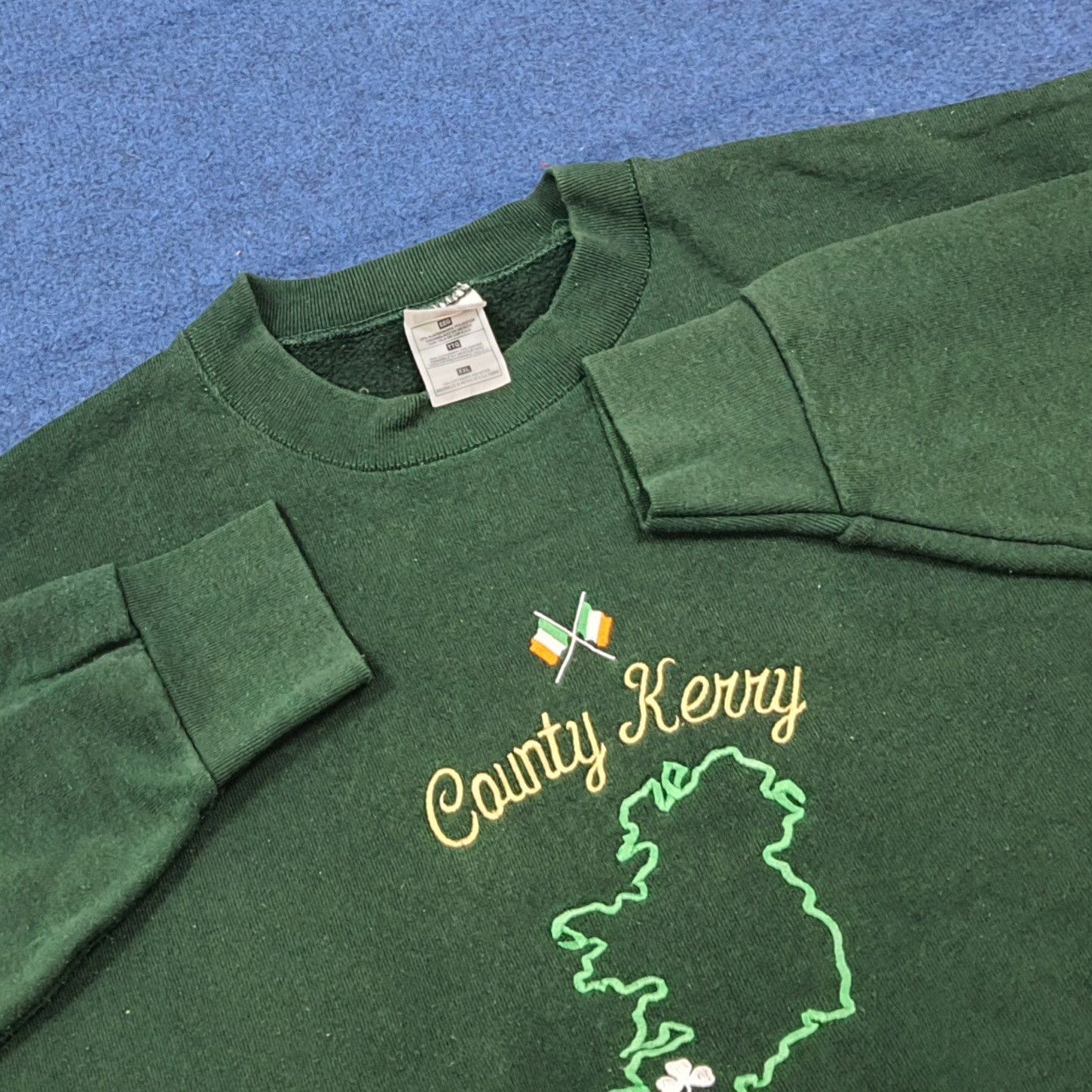 Fruit Of The Loom Vintage County Kerry Ireland Heritage Sweatshirt C290N36 Size US XXL / EU 58 / 5 - 4 Thumbnail