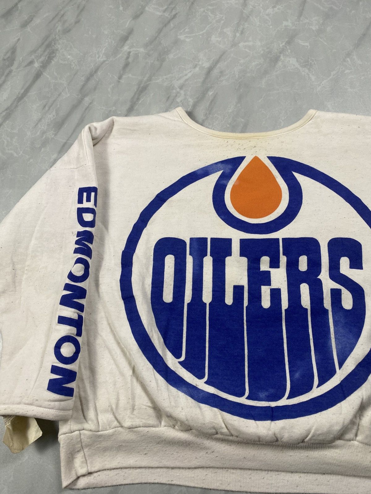NHL Vintage 1986 Better Tshirts NHL Oilers Multi Logo Reversible Size S / US 4 / IT 40 - 5 Thumbnail