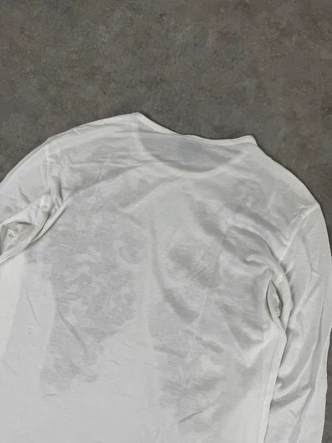 Just Cavalli 2000s Cavalli Ornament White Longsleeves Size US M / EU 48-50 / 2 - 6 Thumbnail