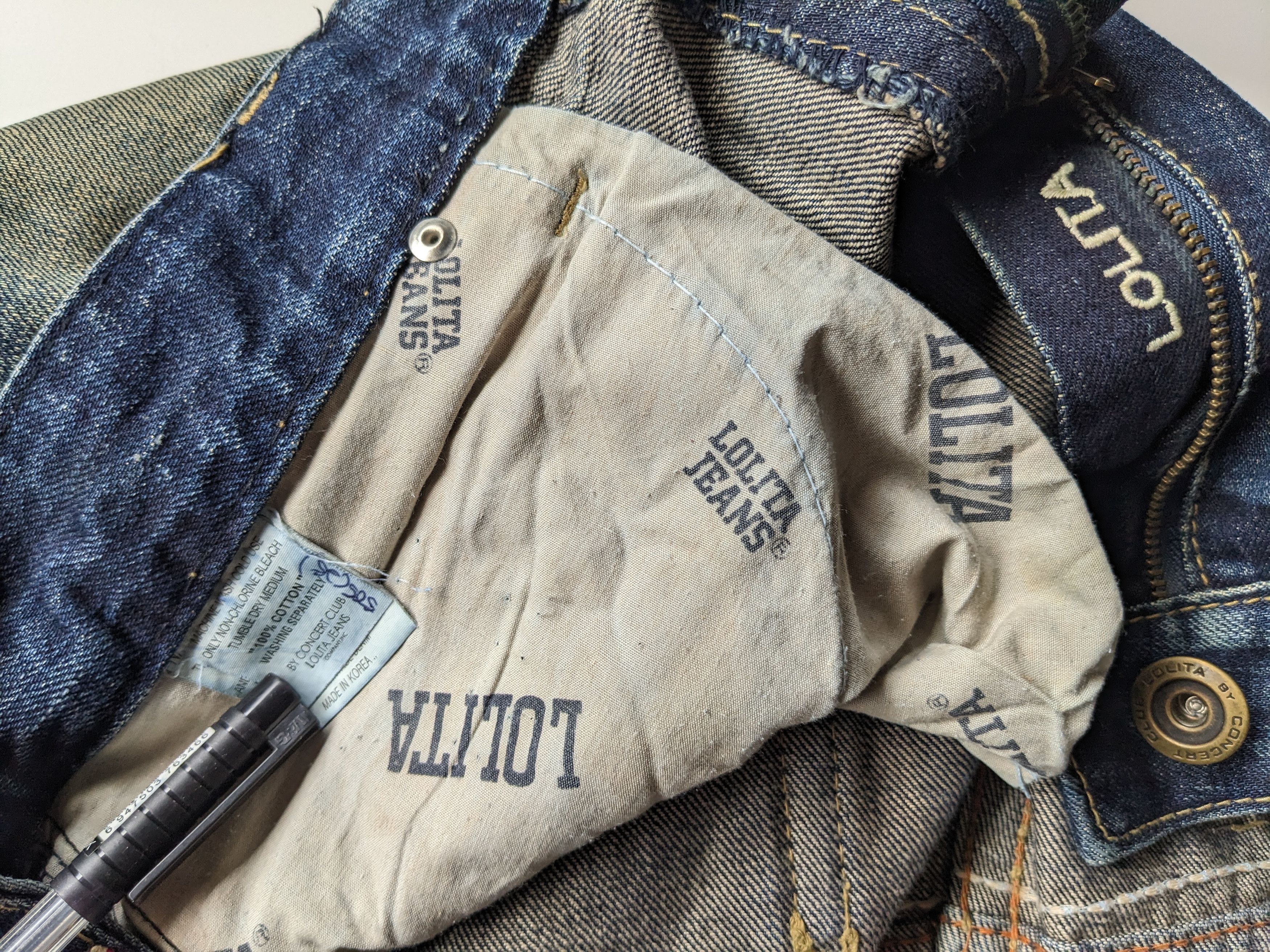 If Six Was Nine × Japanese Brand × Le Grande Bleu (L.G.B.) Lolita mudwash clawmark jeans Size US 36 / EU 52 - 10 Thumbnail