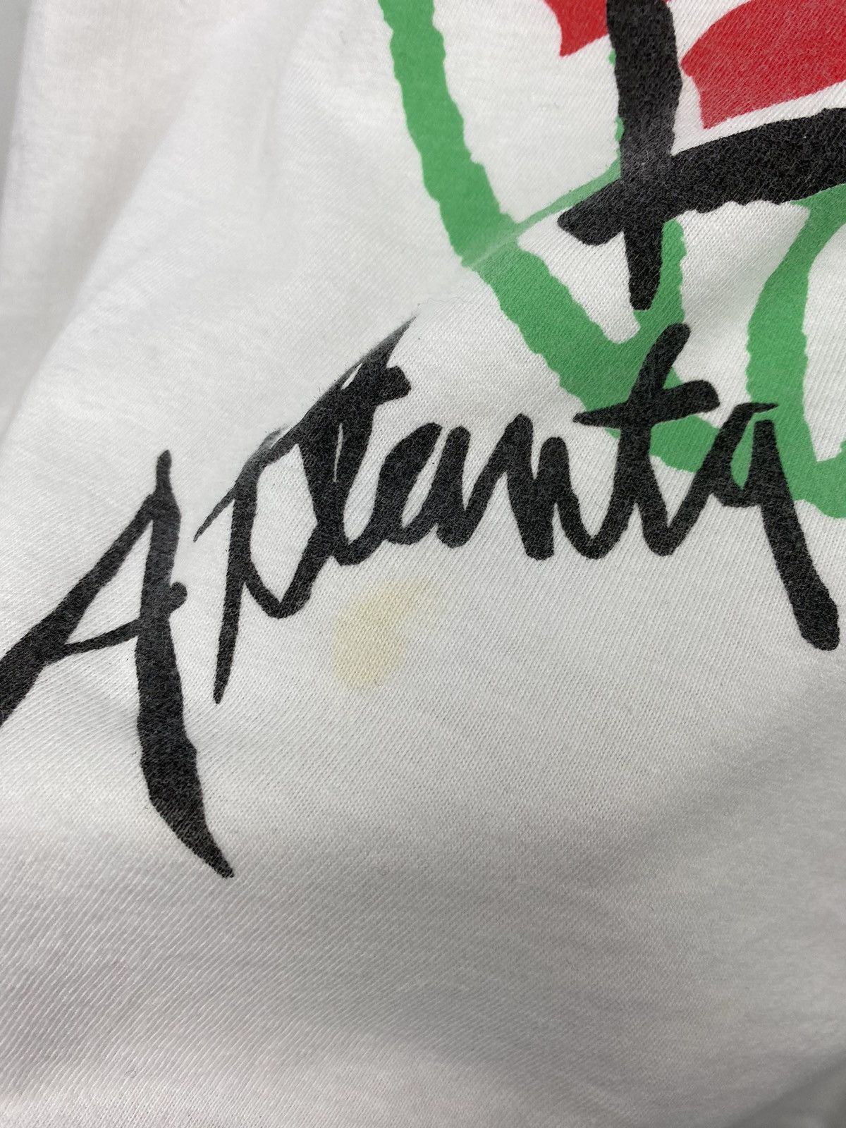 USA Olympics Vintage Atlanta 1996 Olympic Games Y2K T Shirt Tee Starter Size US L / EU 52-54 / 3 - 4 Thumbnail