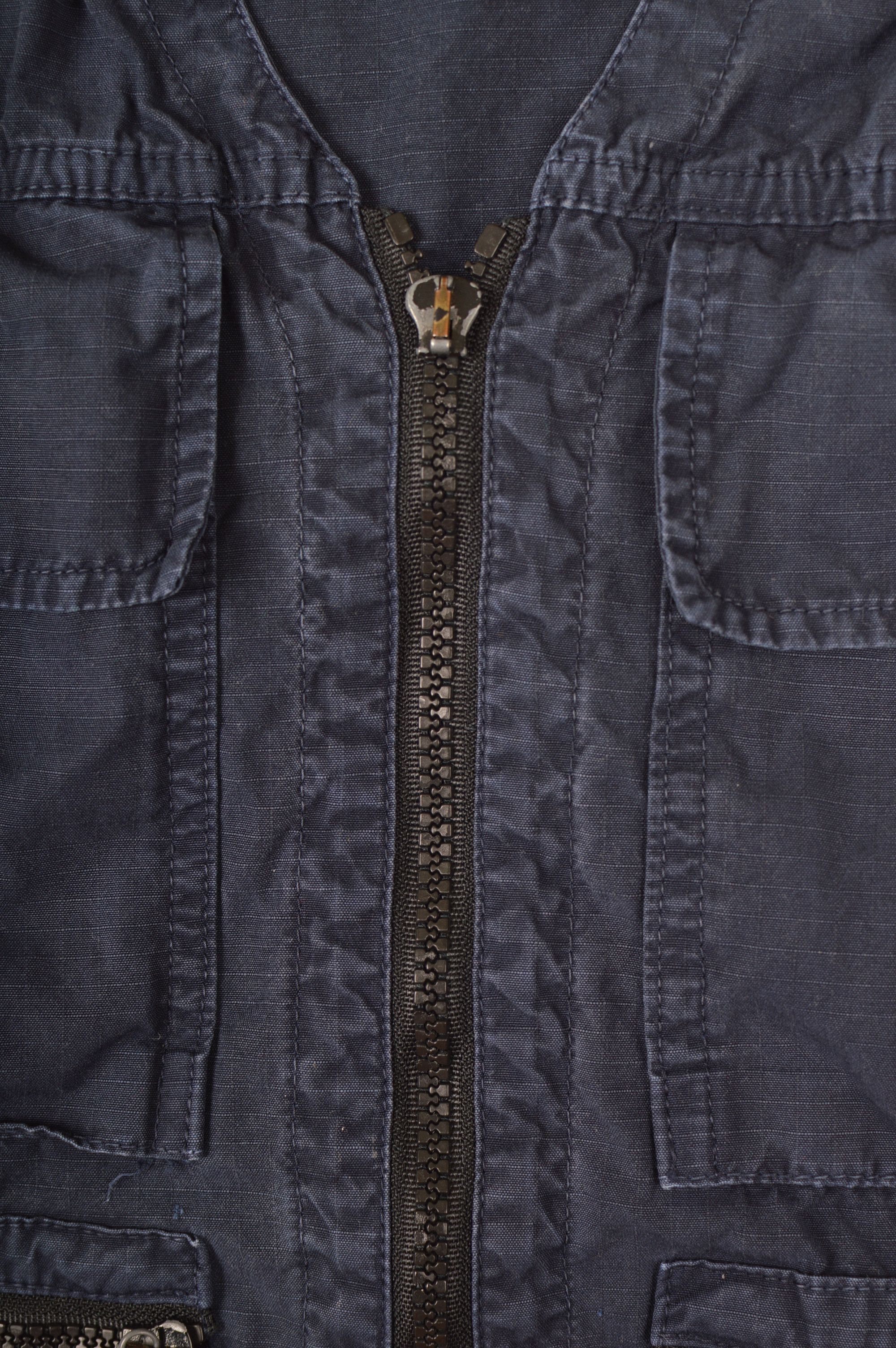 Mason Garments × Mason's Masons Sportswear Union Made Navy Utility Multipocket Vest Size US L / EU 52-54 / 3 - 3 Thumbnail