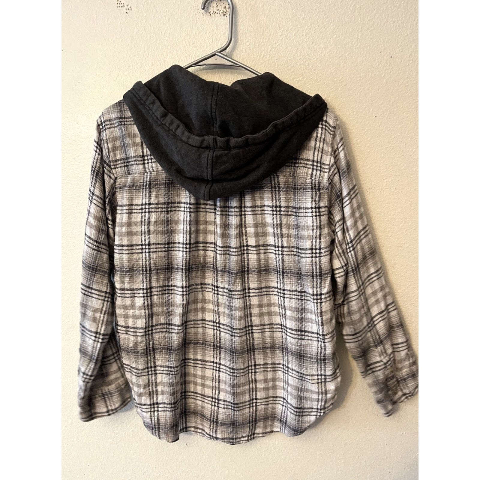 American Eagle Outfitters American Eagle Outfitters Sweatshirt Women's Hooded Pullover Long Sleeve Check Plaid Multicolor Small Size S Casual Shirt? Size S / US 4 / IT 40 - 3 Thumbnail