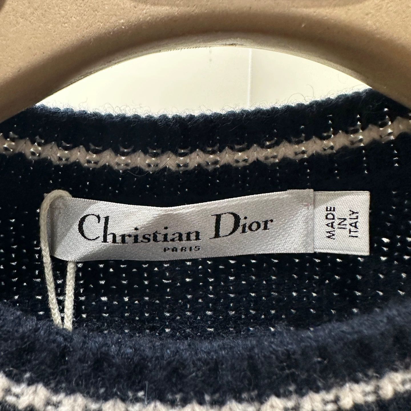 Christian Dior Monsieur CHRISTIAN DIOR apr158 Star Slogan Knit Short Sleeve 36 Wool Size XS / US 0-2 / IT 36-38 - 3 Thumbnail