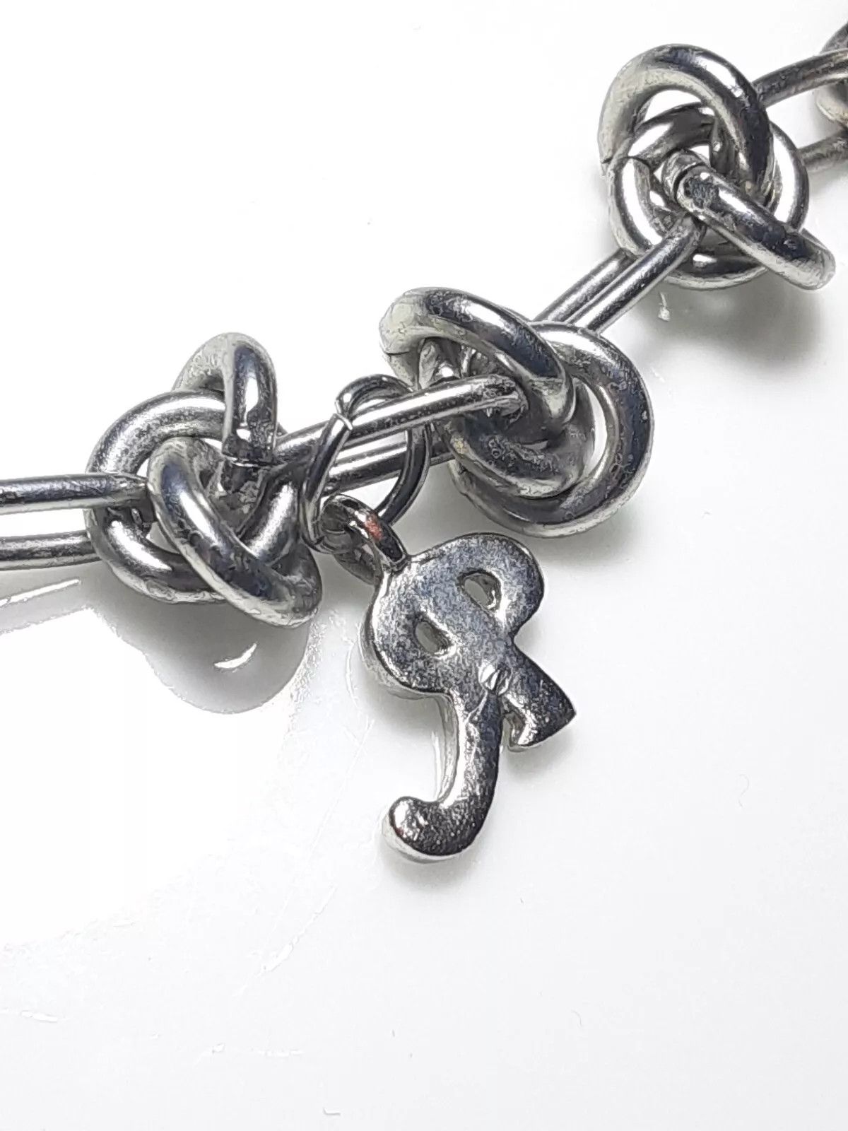 Raf Simons Rare Safety-Pin Knot Chain Necklace Size ONE SIZE - 2 Thumbnail