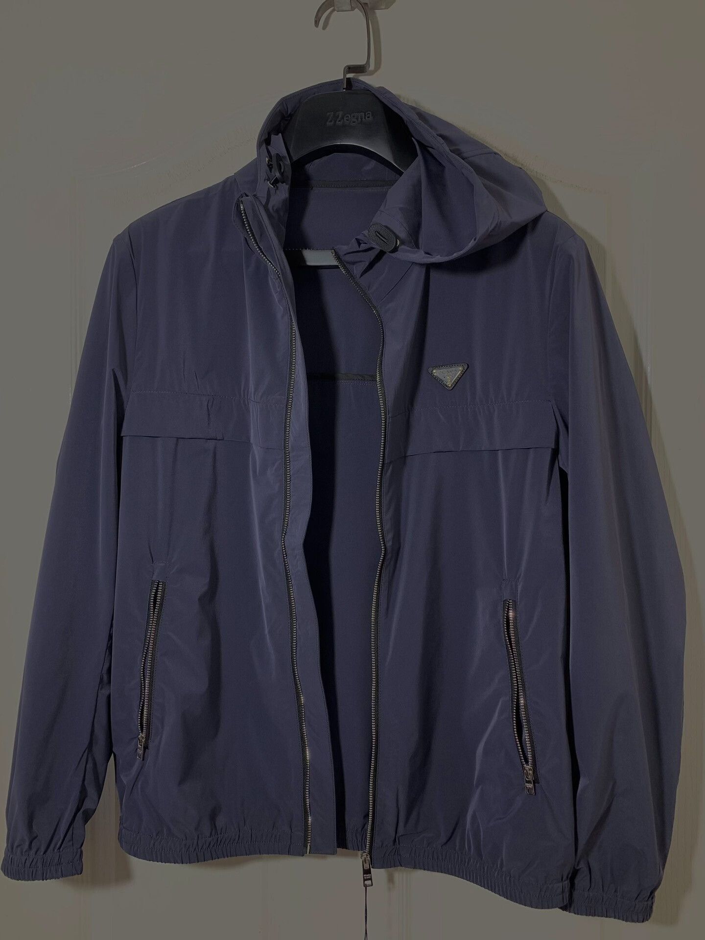 Prada Prada Men's Hooded Trench Coat Size US M / EU 48-50 / 2 - 1 Thumbnail