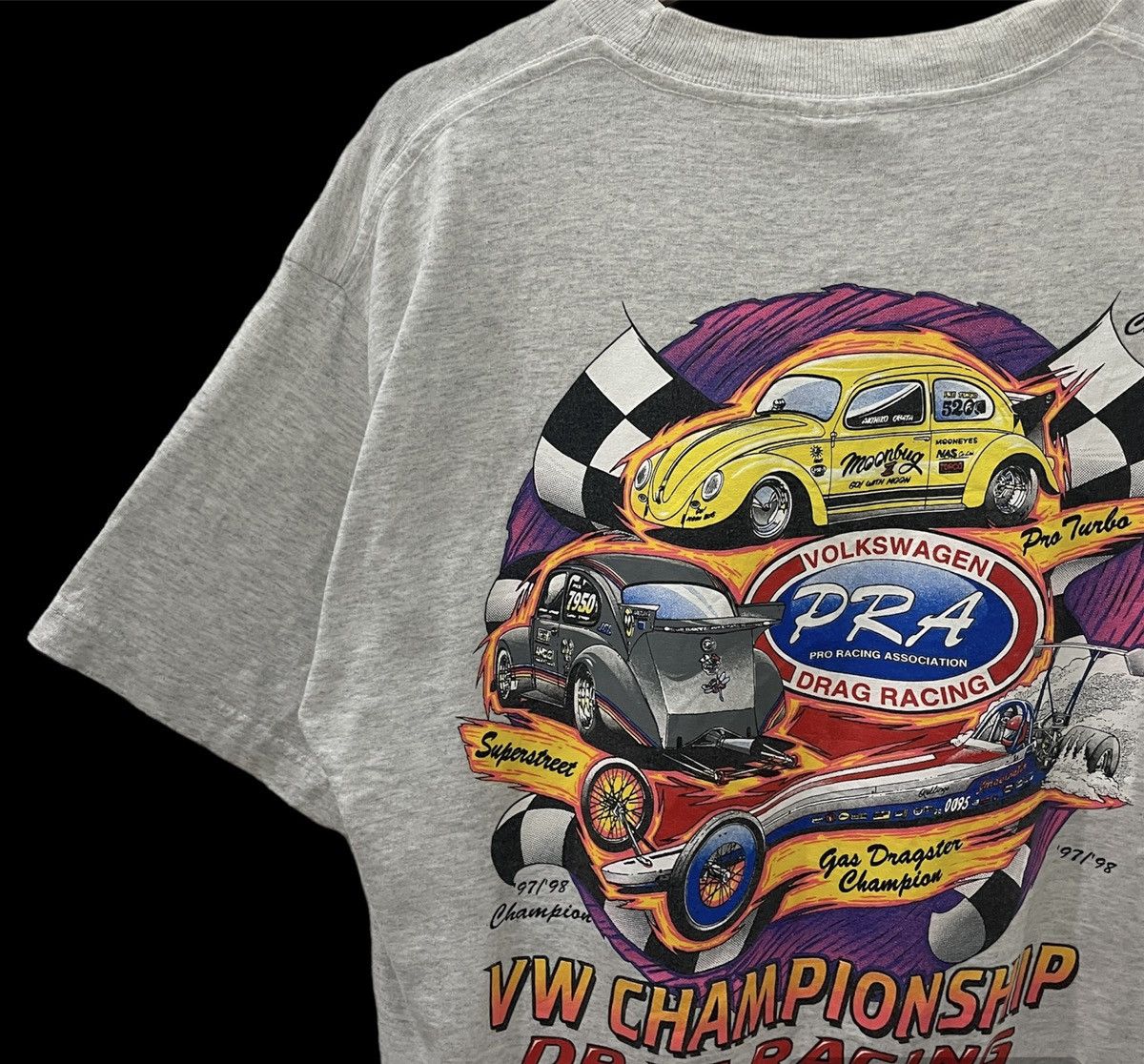 Formula 1 Vintage 90s Volkswagen Drag Racing T-shirt Size US M / EU 48-50 / 2 - 3 Thumbnail
