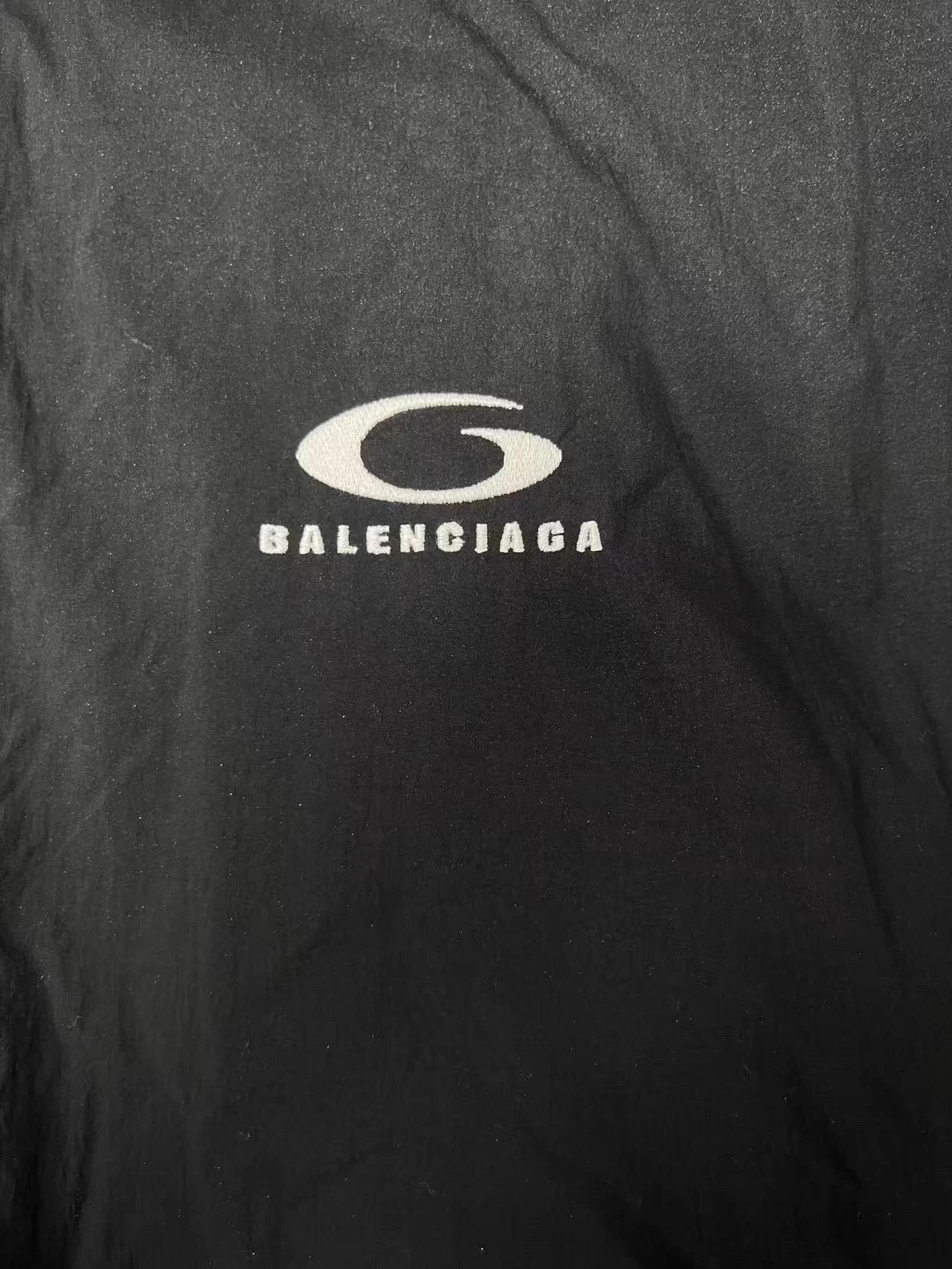 Balenciaga Balenciaga nylon hooded drawstring jacket black XS unisex Size US XS / EU 42 / 0 - 3 Thumbnail