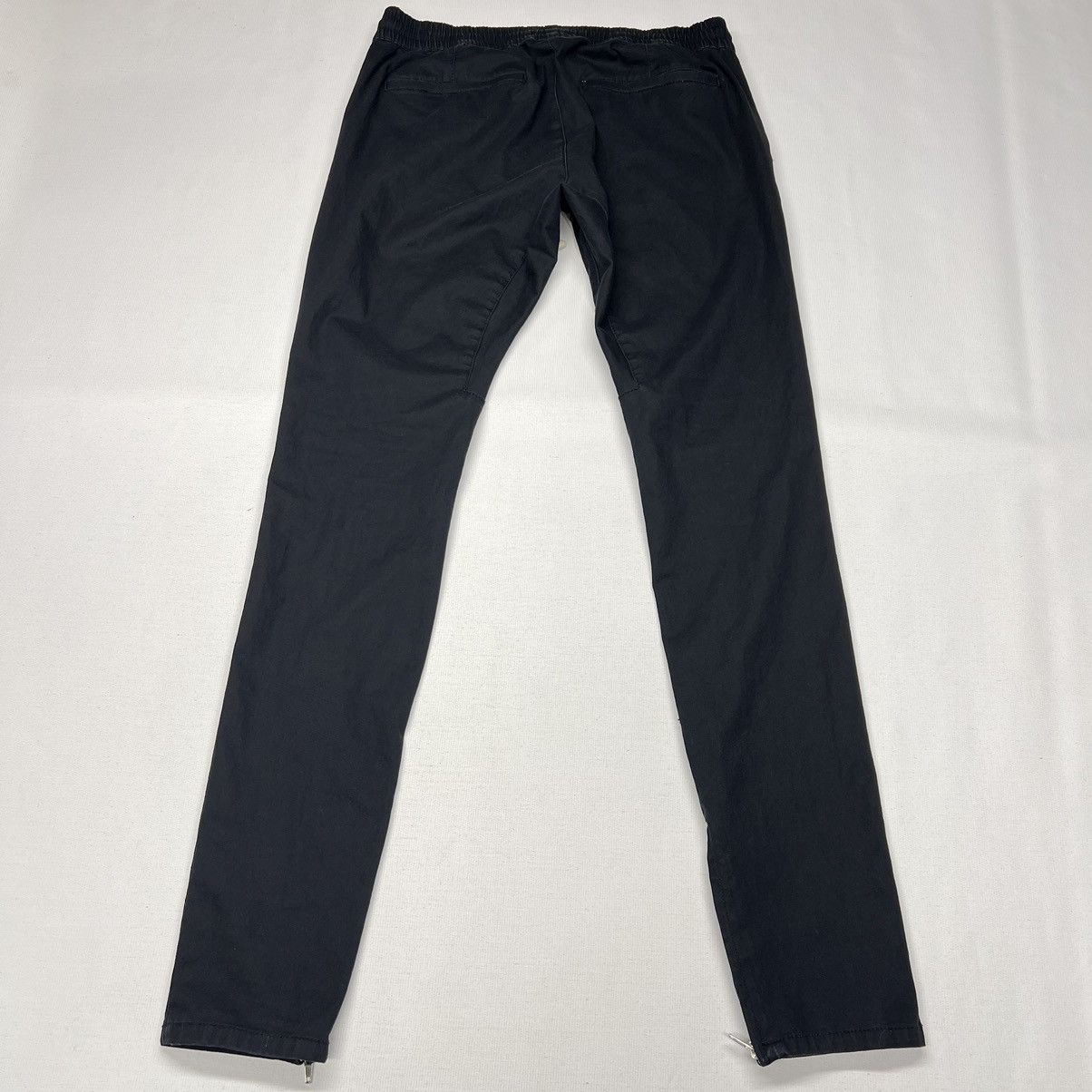 Pacsun Pacsun Pants Black Skinny Stacked Drawstring Ankle Zipper Size US 32 / EU 48 - 11 Thumbnail