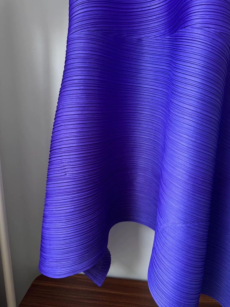 Issey Miyake Issey Miyake size:3 Blue and purple horizontal stripe spri Size XS / US 0-2 / IT 36-38 - 4 Thumbnail