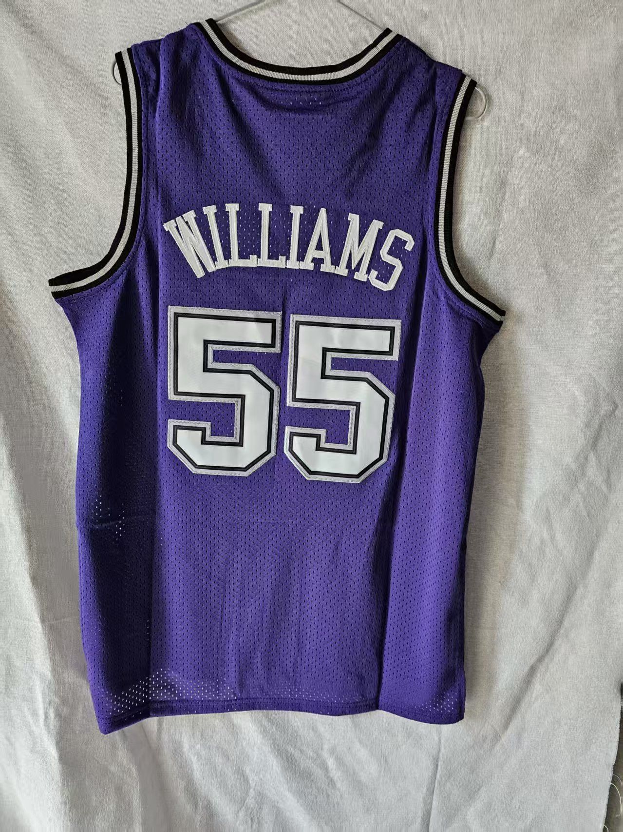 NBA Sacramento Kings 55 Jason Williams Jersey Stitched Size US M / EU 48-50 / 2 - 2 Thumbnail