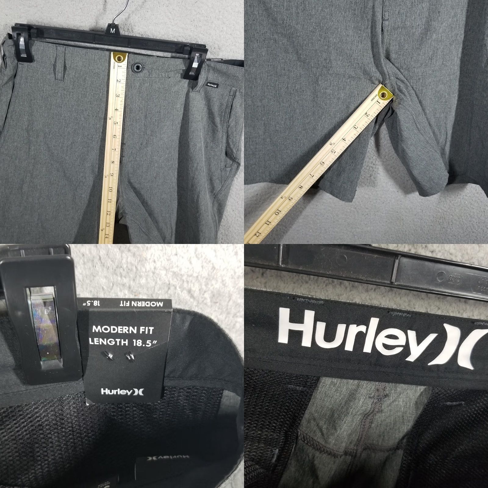 Hurley Hurley Phantom Shorts Mens 30 Gray Modern Fit 18.5 Inch Hybrid Stretch Shirt? Size US 30 / EU 46 - 8 Thumbnail