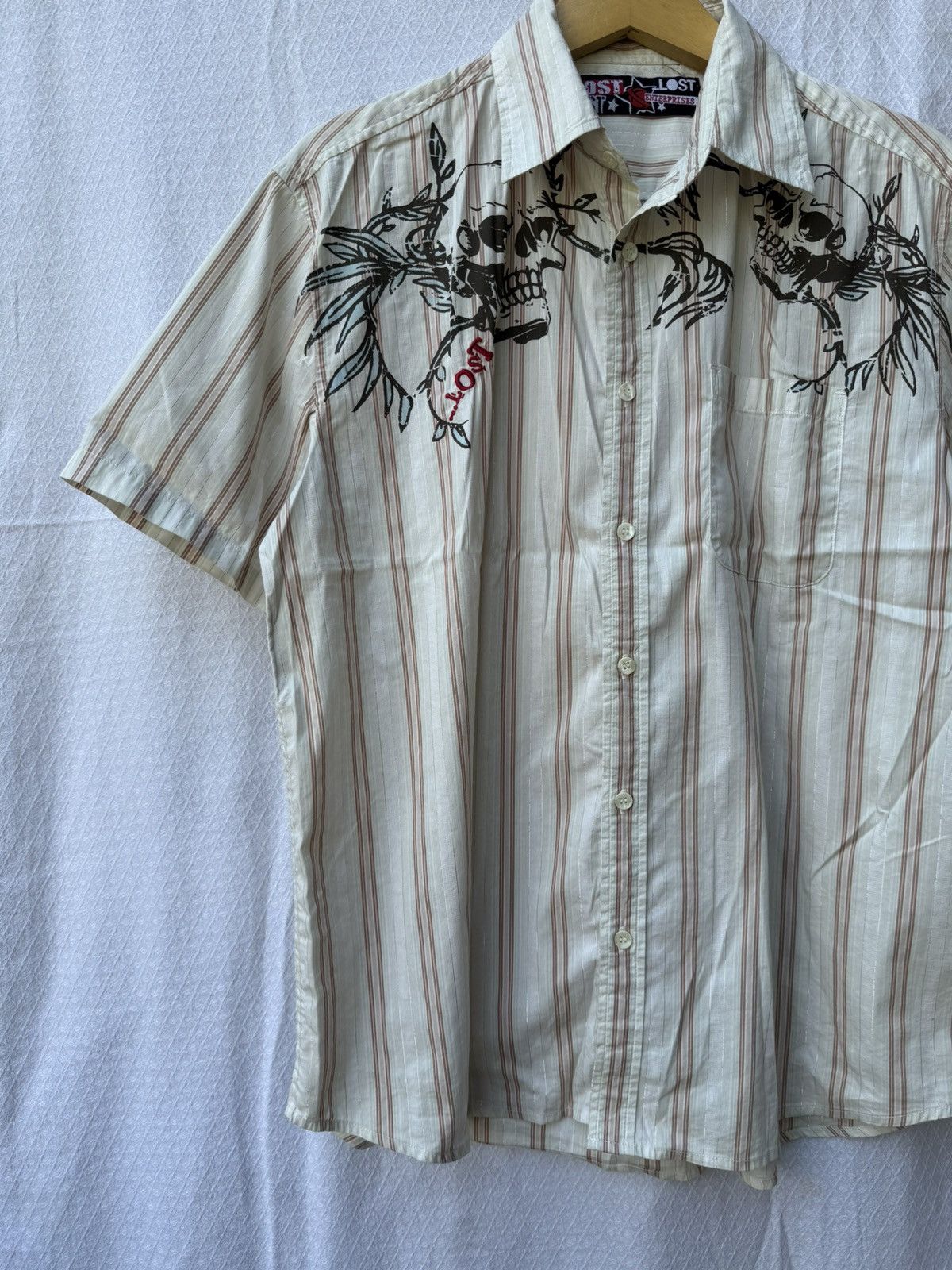 Lost Enterprises Lost Enterprises Skull Button Shirt Size US L / EU 52-54 / 3 - 6 Thumbnail