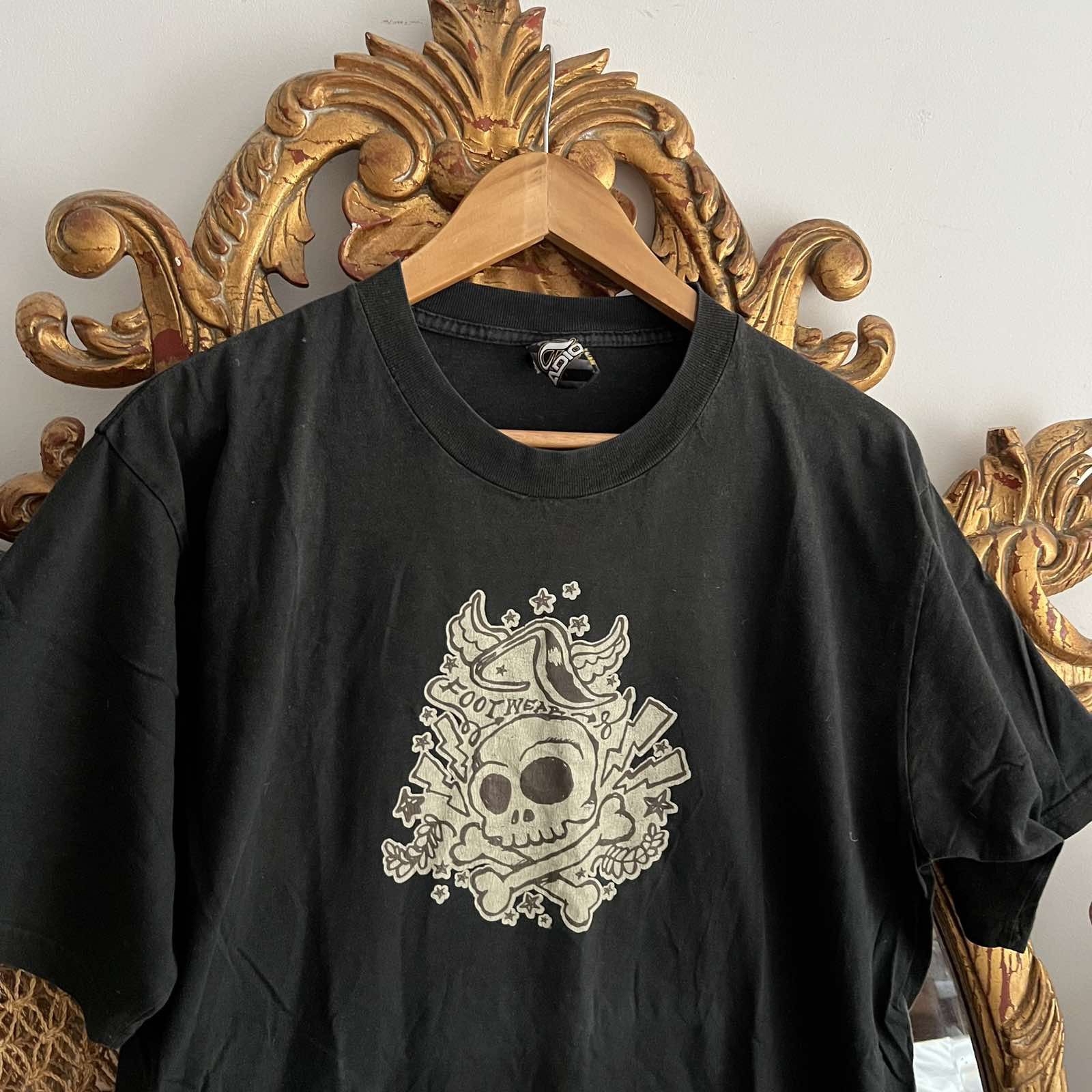 JNCO × Vintage Vintage 2000’s Adio Skate Skull Tee Sz XL Size US XL / EU 56 / 4 - 4 Thumbnail