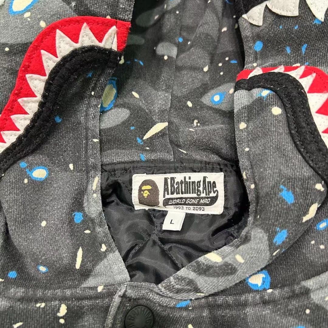 Bape BAPE SPACE CAMO SHARK JACKET Size US L / EU 52-54 / 3 - 4 Thumbnail