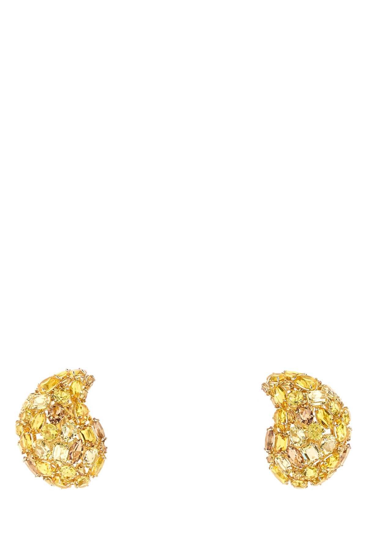 Swarovski Embellished Metal Gema Earrings Size ONE SIZE - 1 Thumbnail