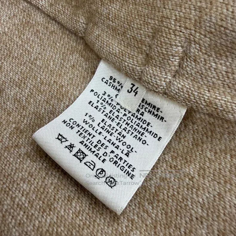 Hermes Hermes Oatmeal hooded belt cashmere coat Size XXS / US 00 / IT 34 - 4 Thumbnail