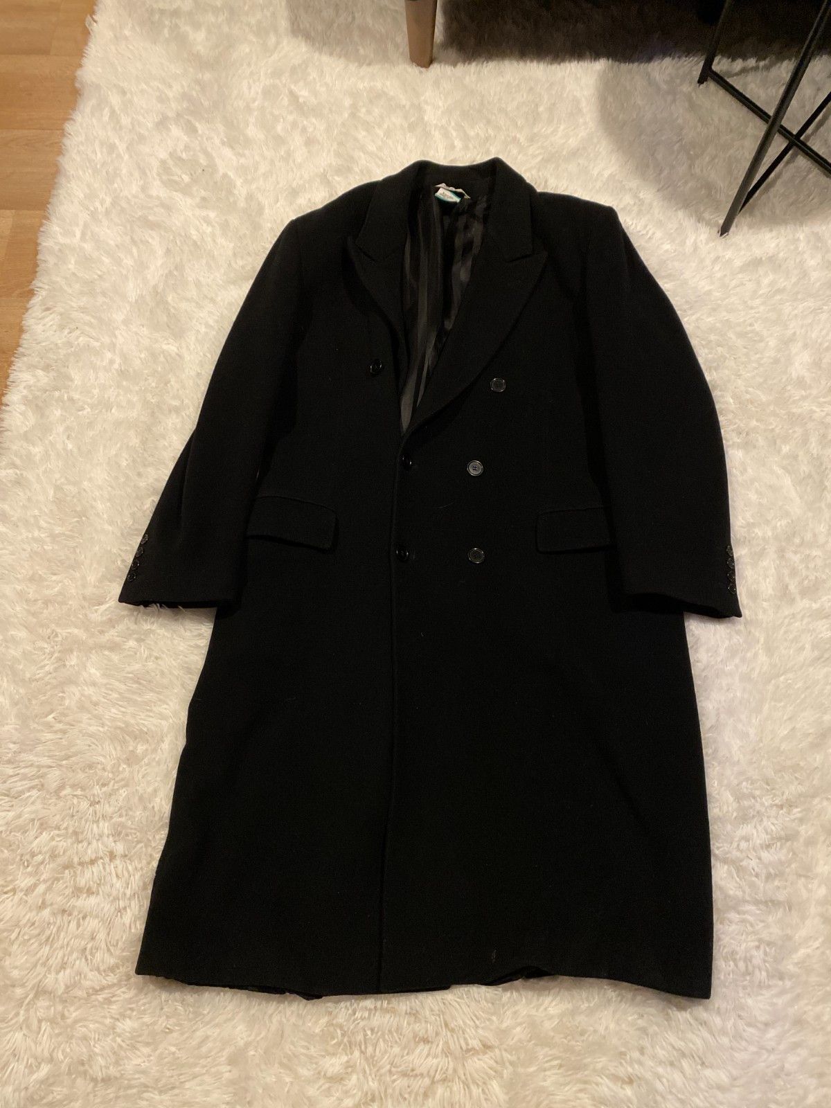 Other Sergio Valentino 100% Cashmere Double-Breasted Coat - IT Size US XL / EU 56 / 4 - 2 Thumbnail