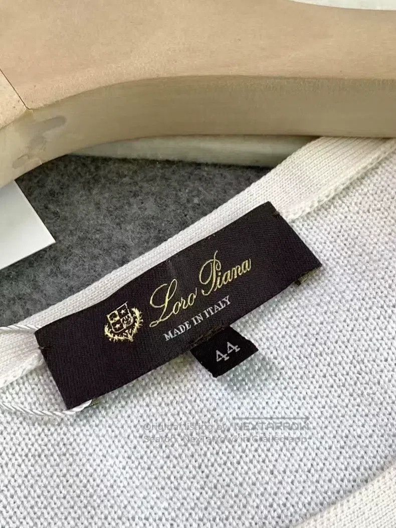 Loro Piana LORO PIANA Solid Color Knit Short Sleeve Top Size M / US 6-8 / IT 42-44 - 2 Thumbnail