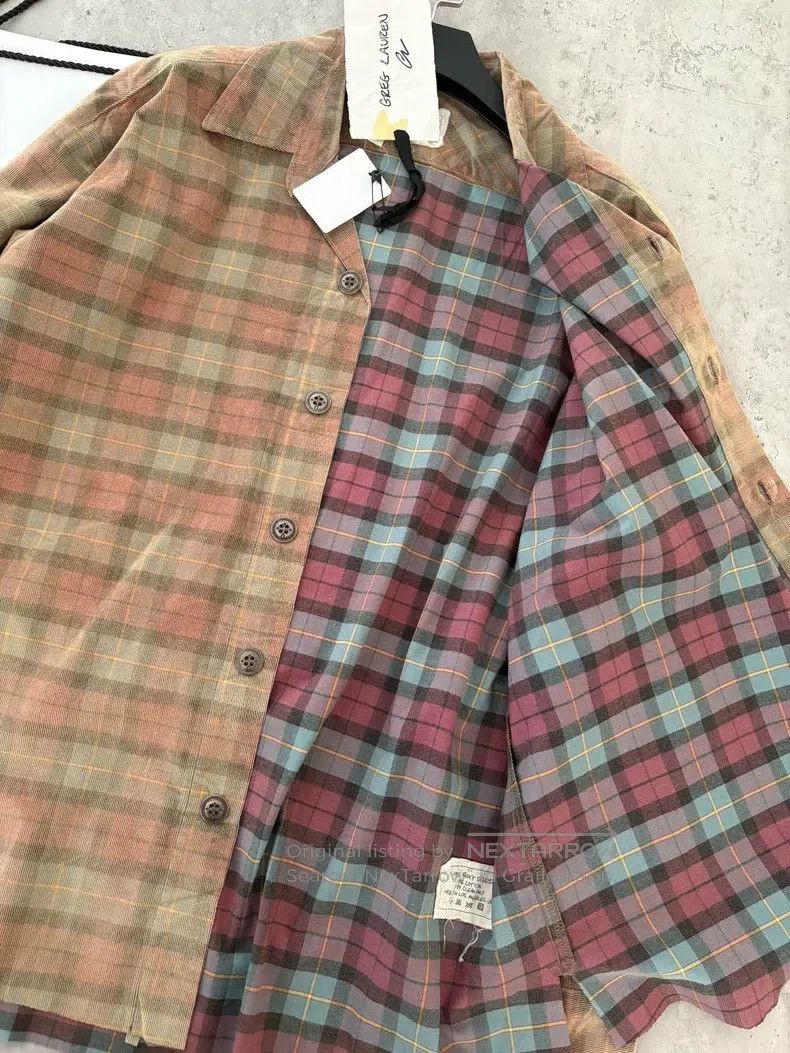Greg Lauren Greg Lauren Checked Shirt Size US XL / EU 56 / 4 - 7 Thumbnail