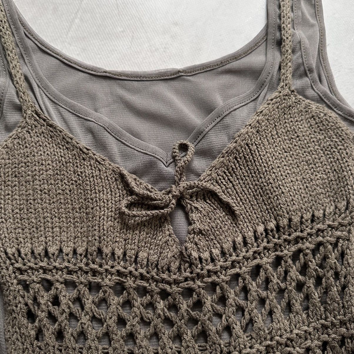 Hysteric Glamour Boho Mesh Knit Tank Top T Shirt Miss Sixty Cop Copine Vibe Size S / US 4 / IT 40 - 8 Thumbnail