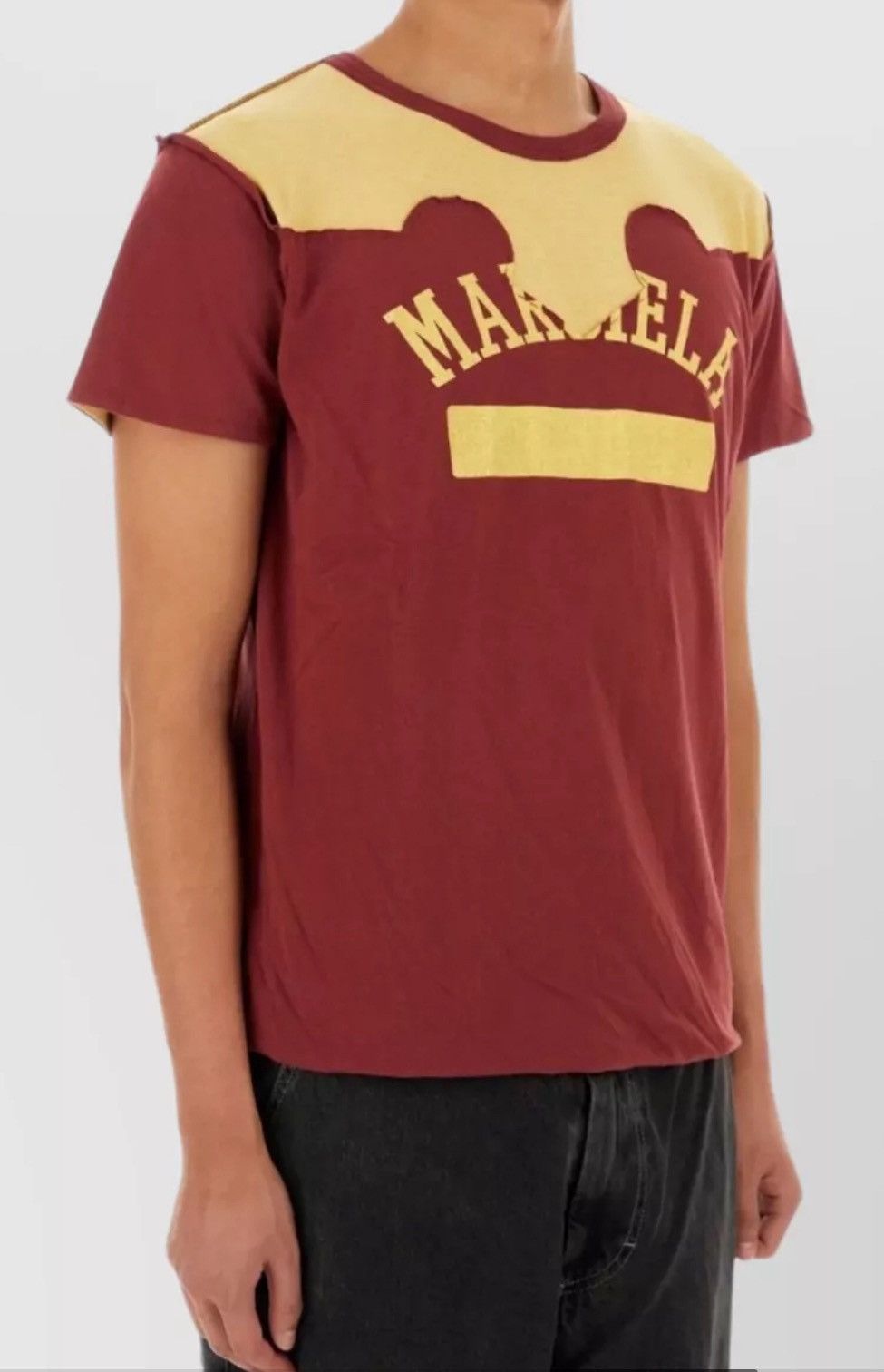 Maison Margiela × Pendleton Maison Margiela pendleton Logo crewneck Tshirt red MM10 🇮🇹 Size US M / EU 48-50 / 2 - 2 Thumbnail