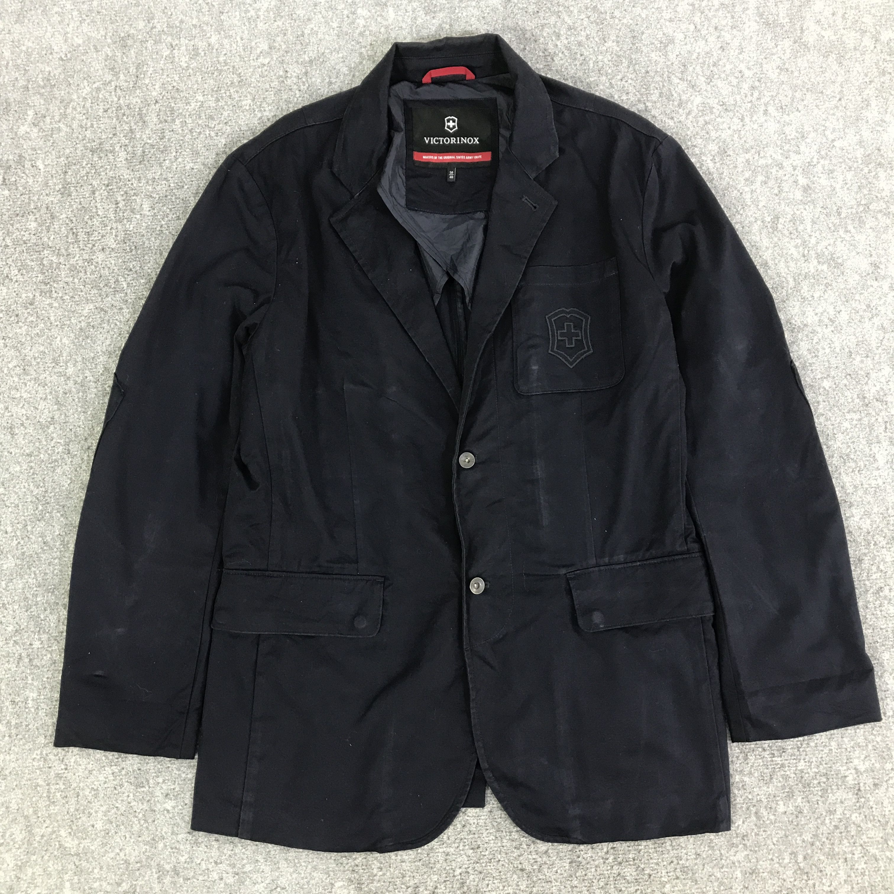 Victorinox VICTORINOX NAVYBLAZER COAT JACKET K108B8 Size US L / EU 52-54 / 3 - 1 Thumbnail