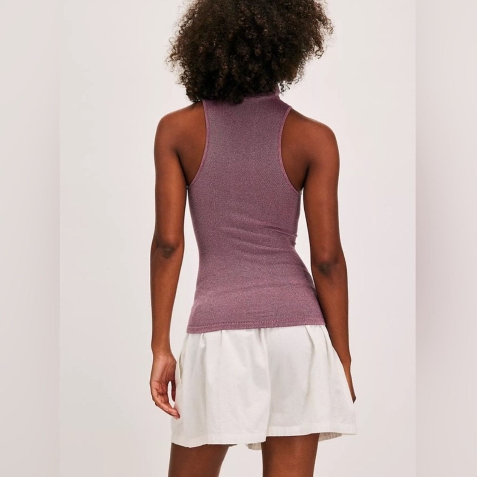 Free People Free People Intimate XS/S Always Ready Seamless Tank Purple Size S / US 4 / IT 40 - 6 Thumbnail