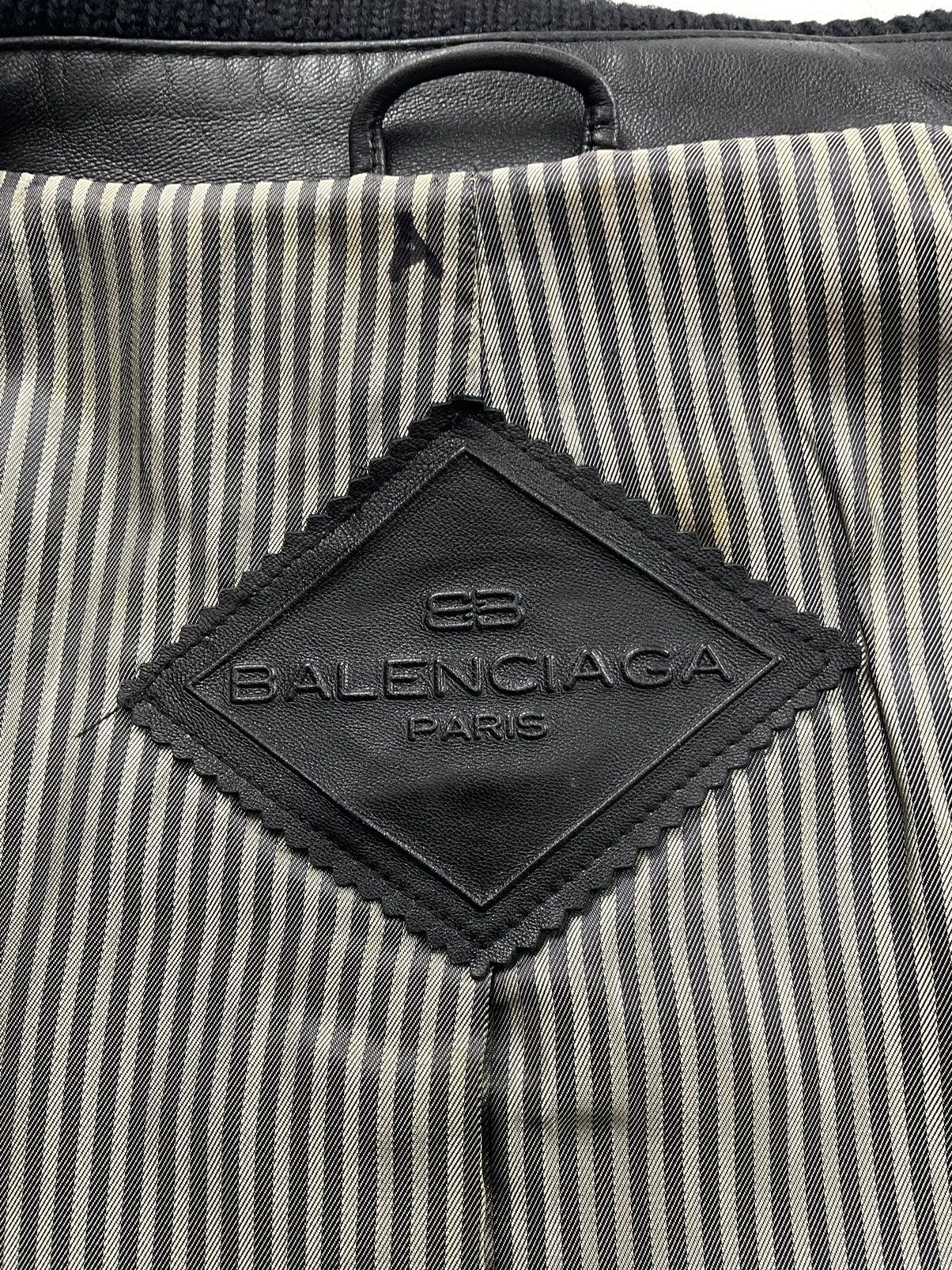 Balenciaga Vintage Balenciaga Leather Jacket Size US XL / EU 56 / 4 - 10 Thumbnail