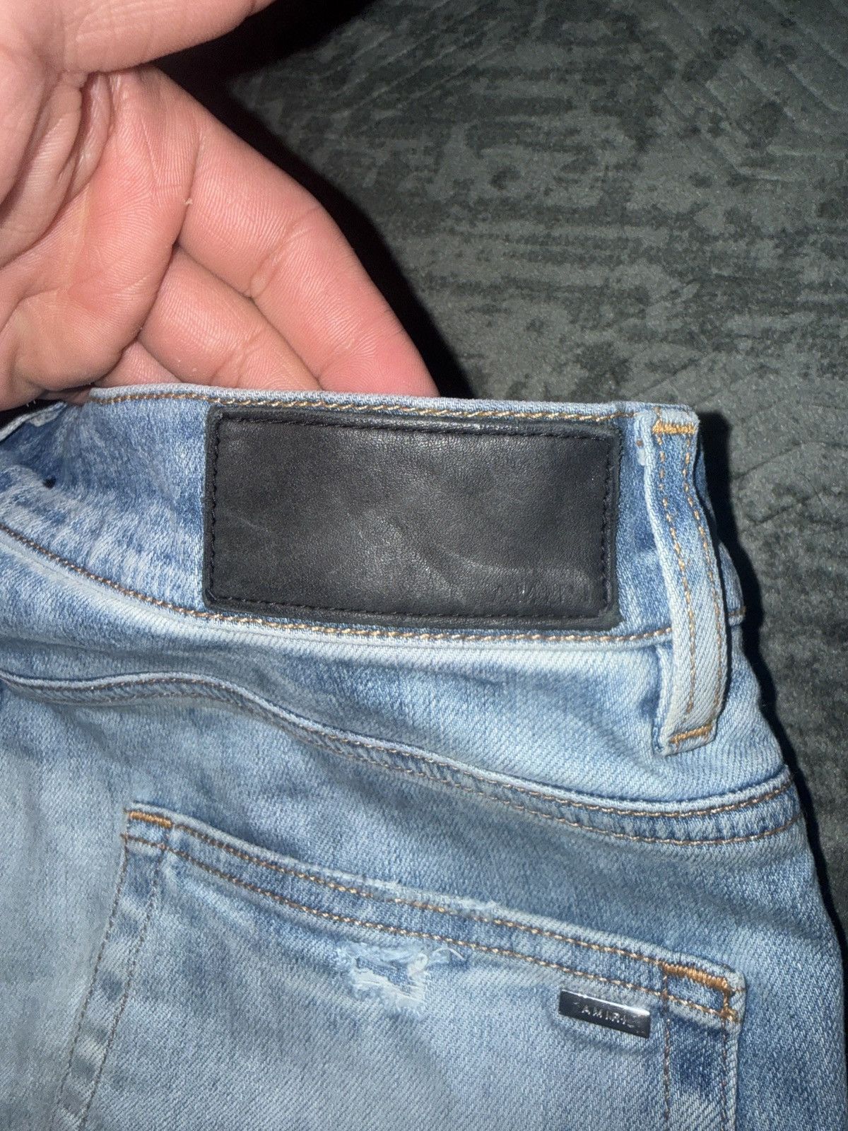 Amiri Light blue amiri jeans skinny Size US 33 - 10 Thumbnail