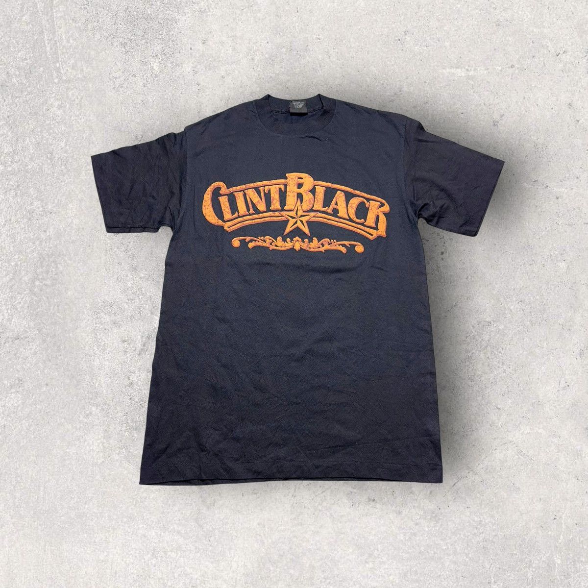 Band Tees × Giant × Vintage Vintage Clint Black tee Size US L / EU 52-54 / 3 - 1 Thumbnail
