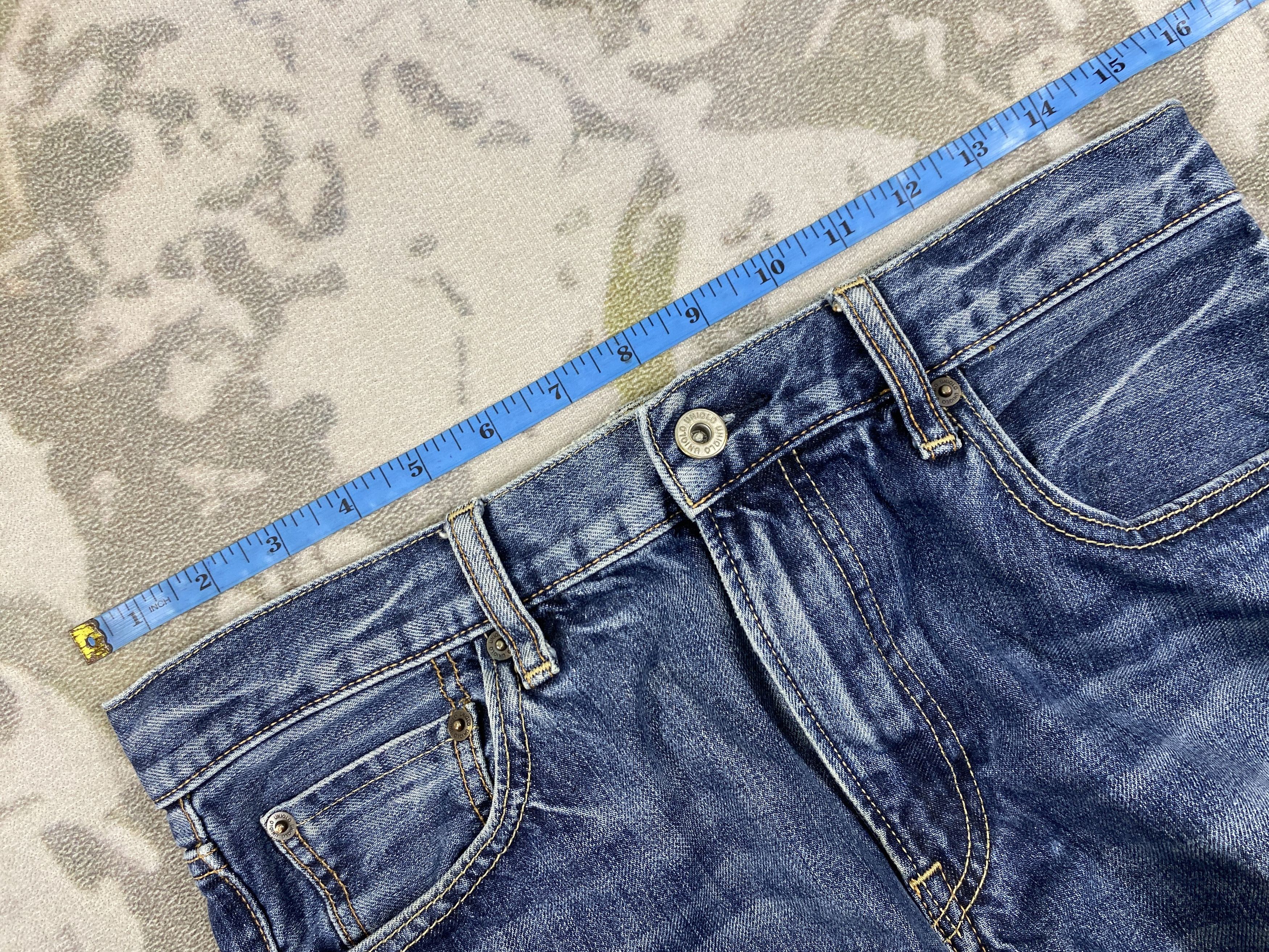 Japanese Brand Redline Distressed Vintage Uniqlo Jeans 31x32 Denim- JN3556 Size US 31 - 5 Thumbnail