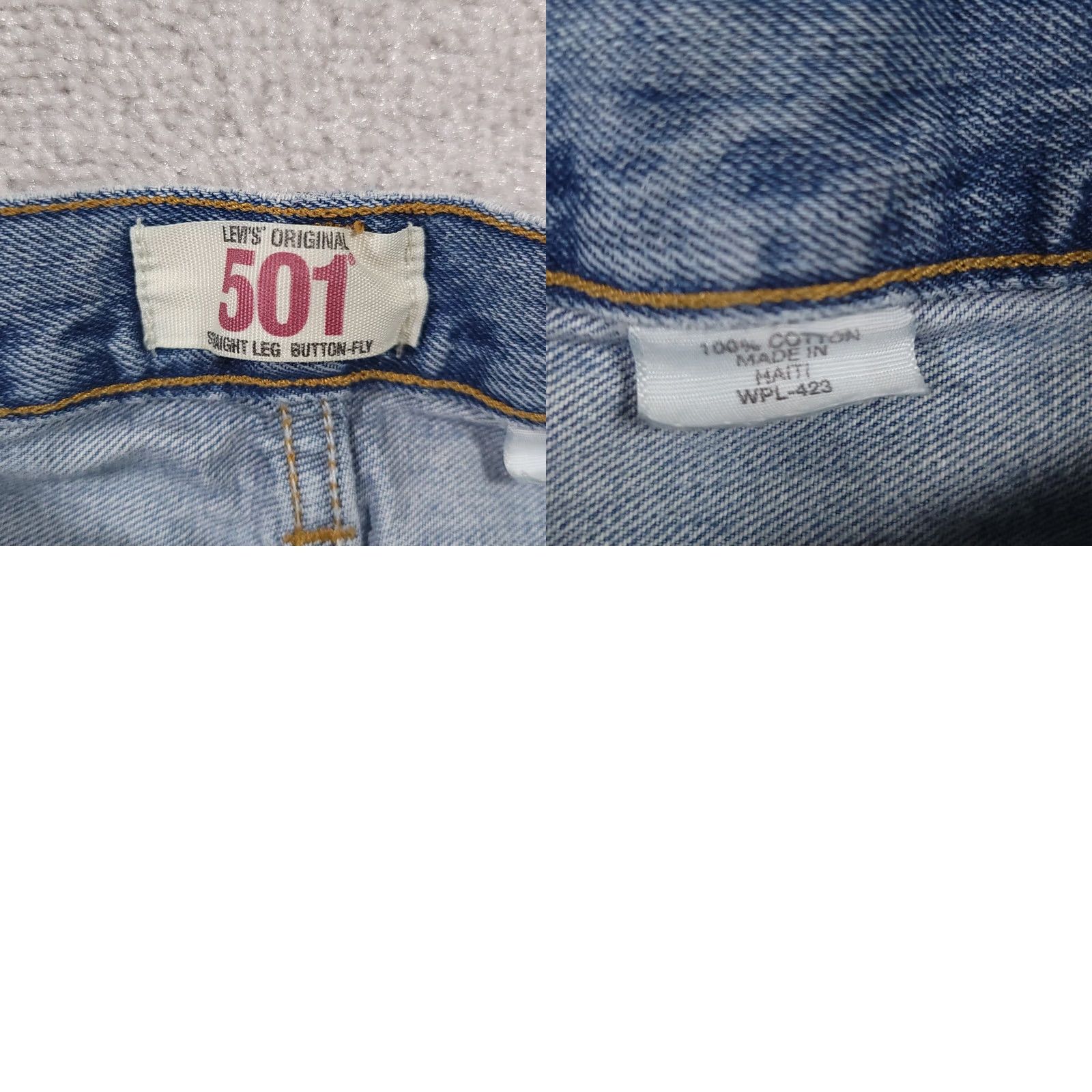 Levi's VINTAGE Levi's 501 Original Fit Button Fly Straight Leg Jeans Mens 38x30 Workwear Grunge Size US 38 / EU 54 - 11 Thumbnail