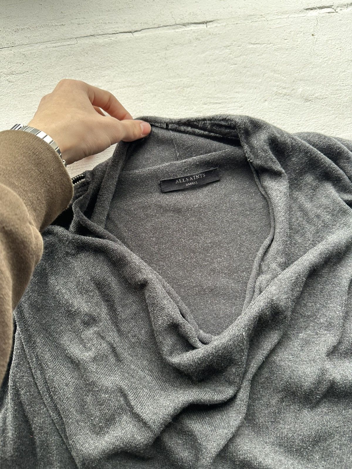 Allsaints 🚨RARE ALLSAINTS AVANT-GARDE IFSIXWASNINE CARDIGAN GRAY Size S / US 4 / IT 40 - 4 Thumbnail