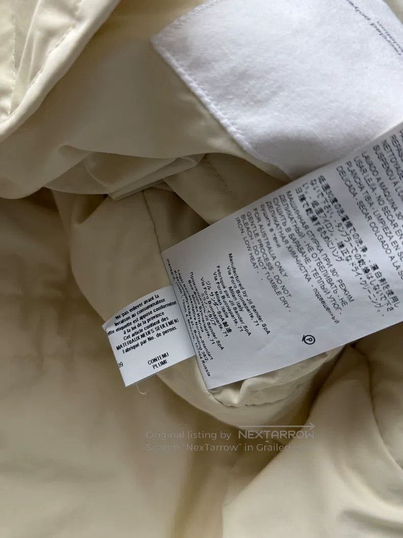Jil Sander Jil Sander size 34 Beige checkered down jacket Size XS / US 0-2 / IT 36-38 - 5 Thumbnail