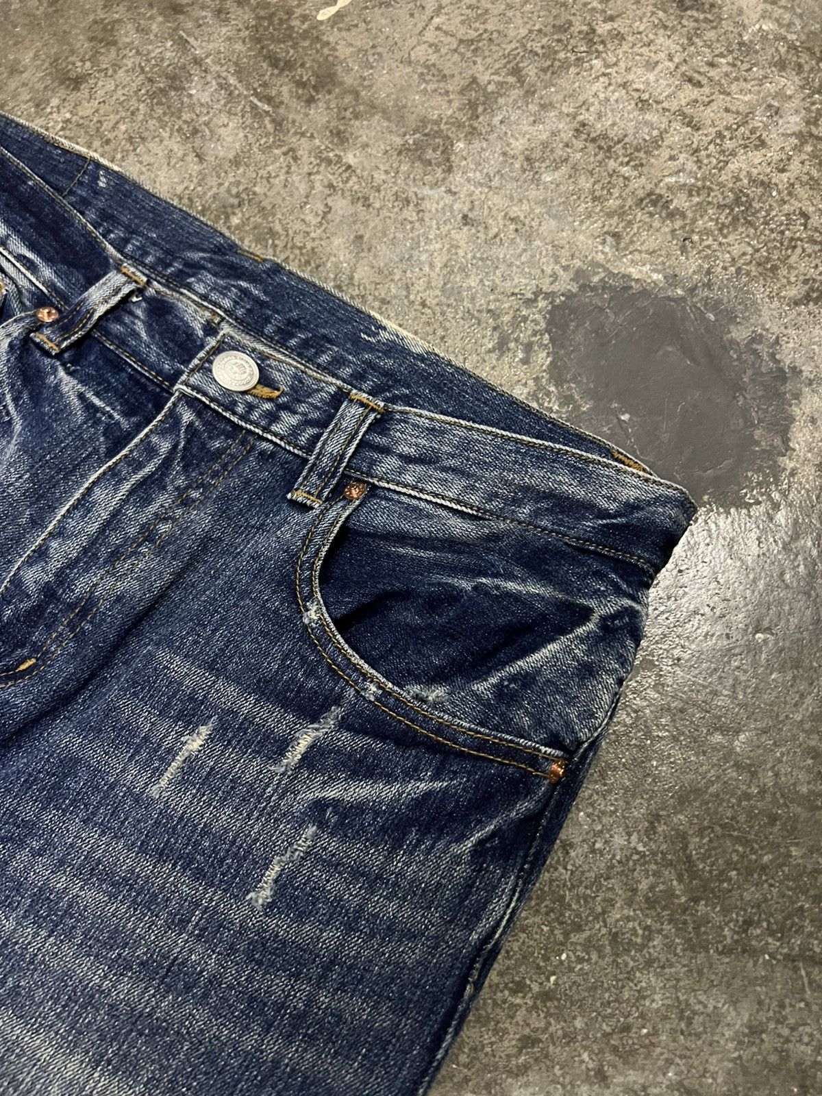 Japanese Brand JAPANESE SUKAJAN JEAN Size US 34 / EU 50 - 8 Thumbnail