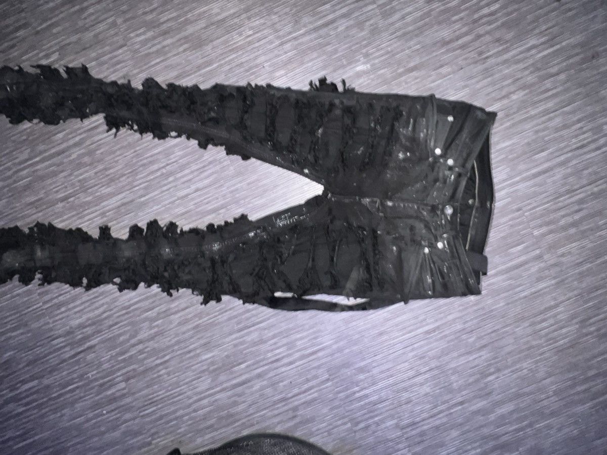 Rick Owens Drkshdw TYRONE CUT FOIL RIPPED DENIM Size US 31 - 2 Thumbnail