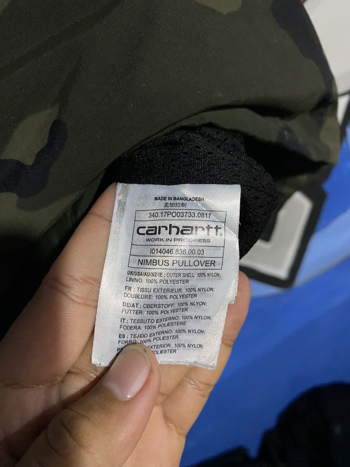 Carhartt Rare Carhartt nimbus camo woodland jacket Size US M / EU 48-50 / 2 - 5 Thumbnail