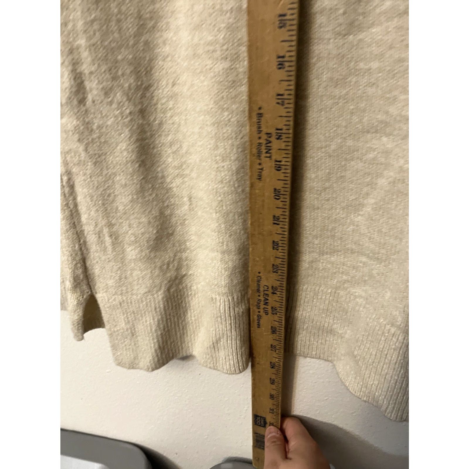 DKNY Vintage DKNY Beiges Acrylic Cowl Neck Pullover Sweater Women's Large 2000s Y2K Size L / US 10 / IT 46 - 4 Thumbnail
