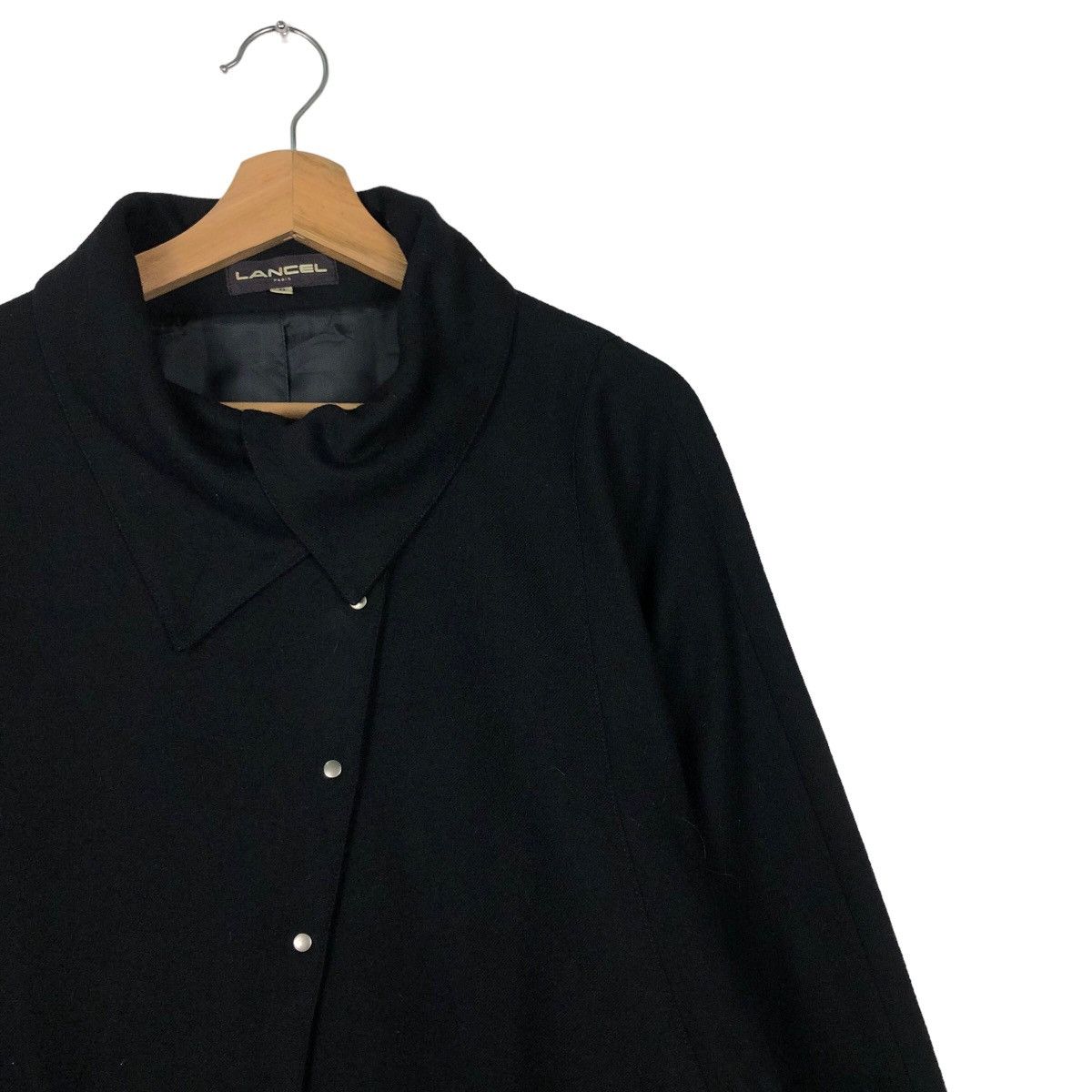 Lancel 🔥90’s Double Collar Wool Jacket Over Sized Lancel Paris Size US M / EU 48-50 / 2 - 5 Thumbnail
