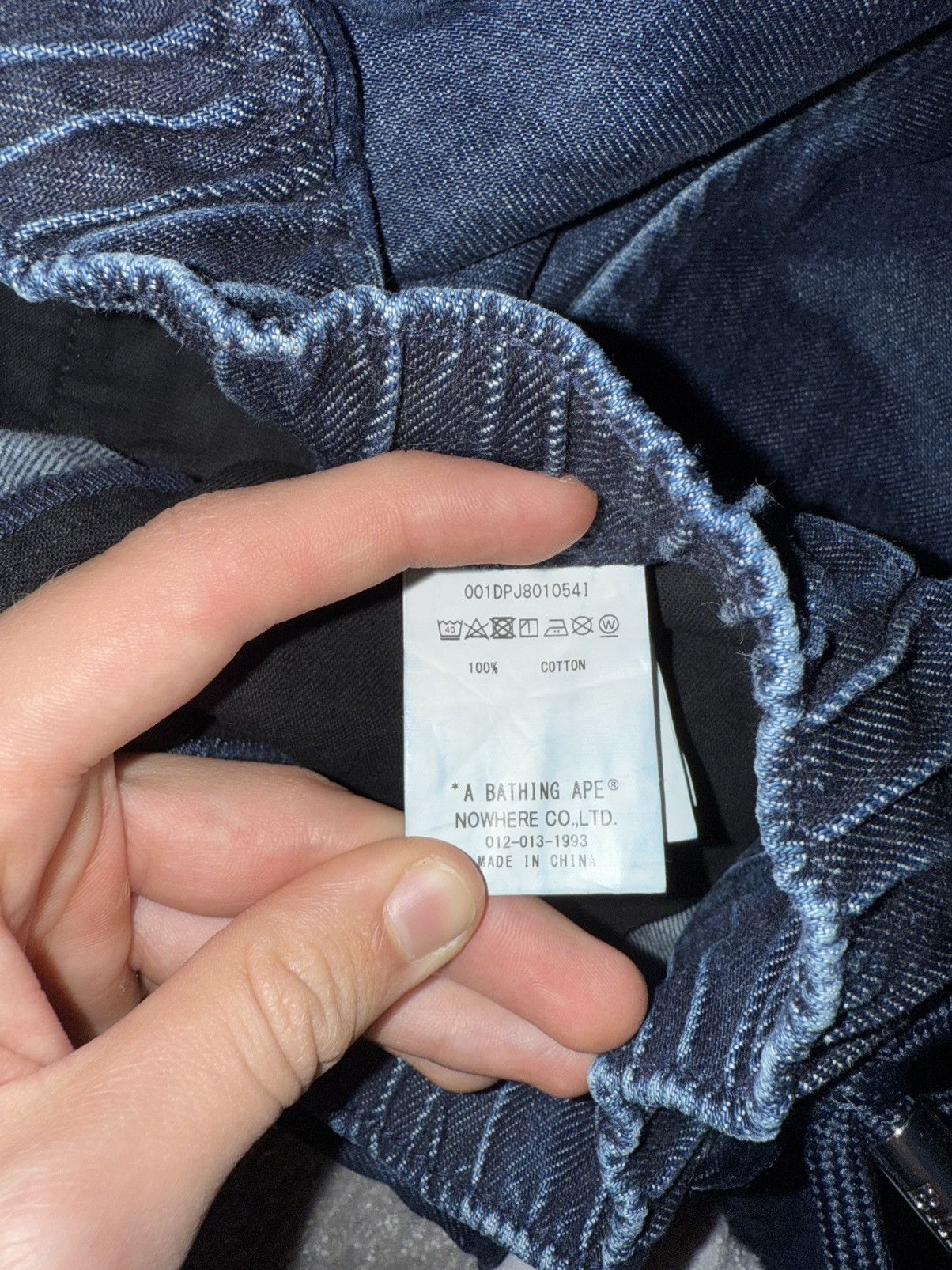 Bape BAPE One Point Denim Cheef Pants Size US 28 / EU 44 - 3 Thumbnail